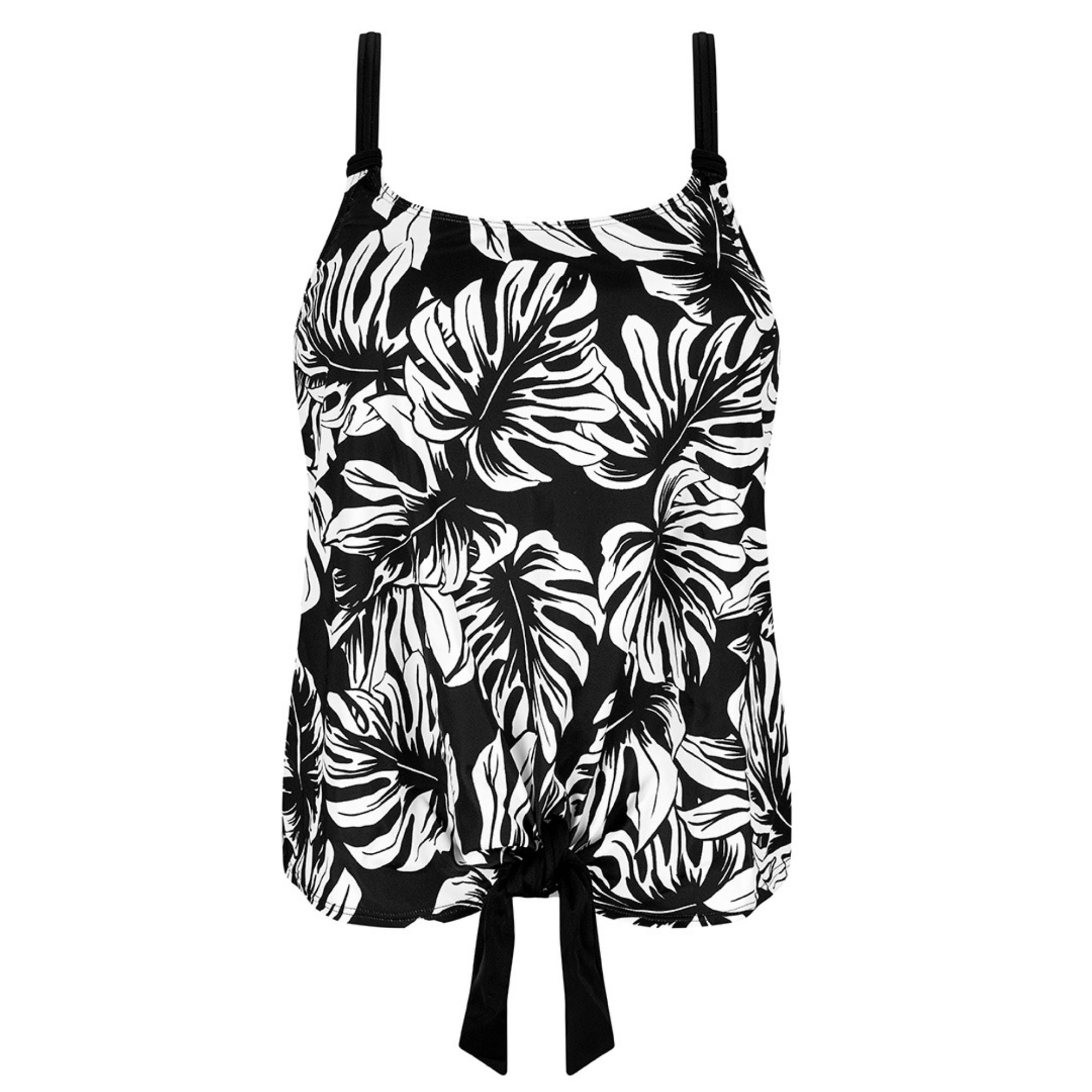 Koh Samui Tankini Black/White