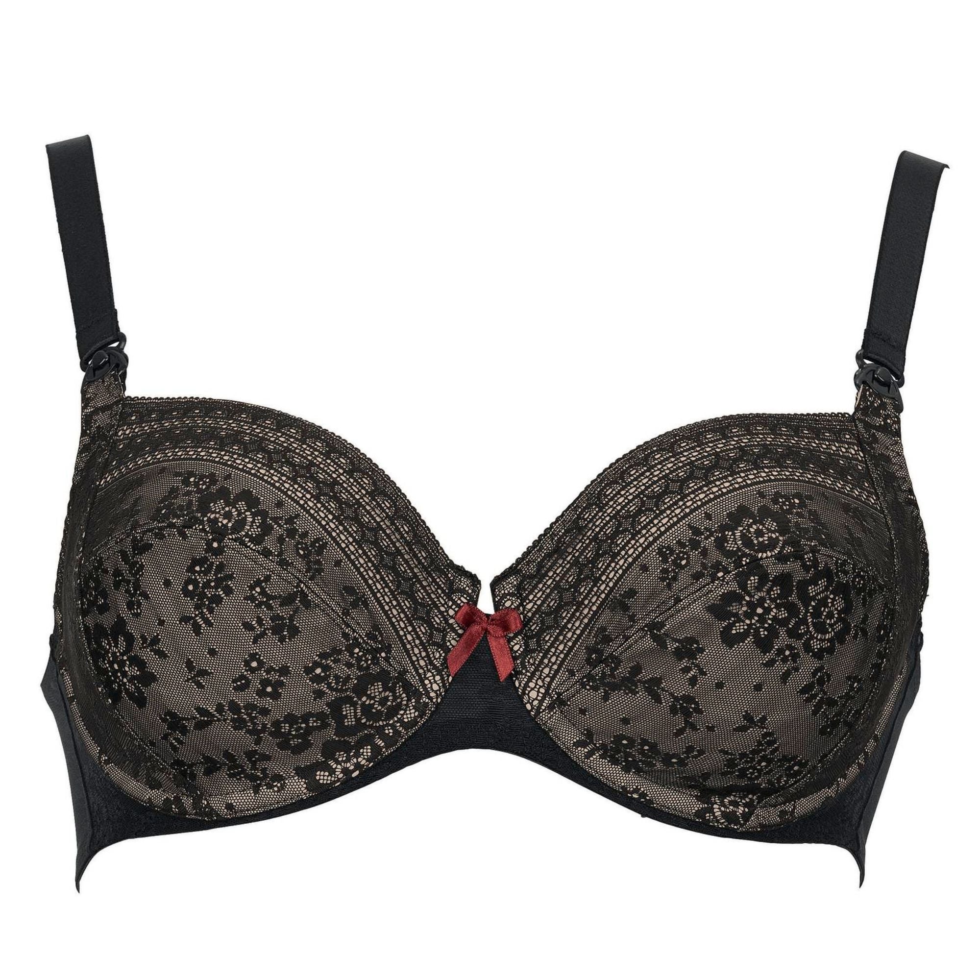 Fleur Amnings-bh Med Bygel Black