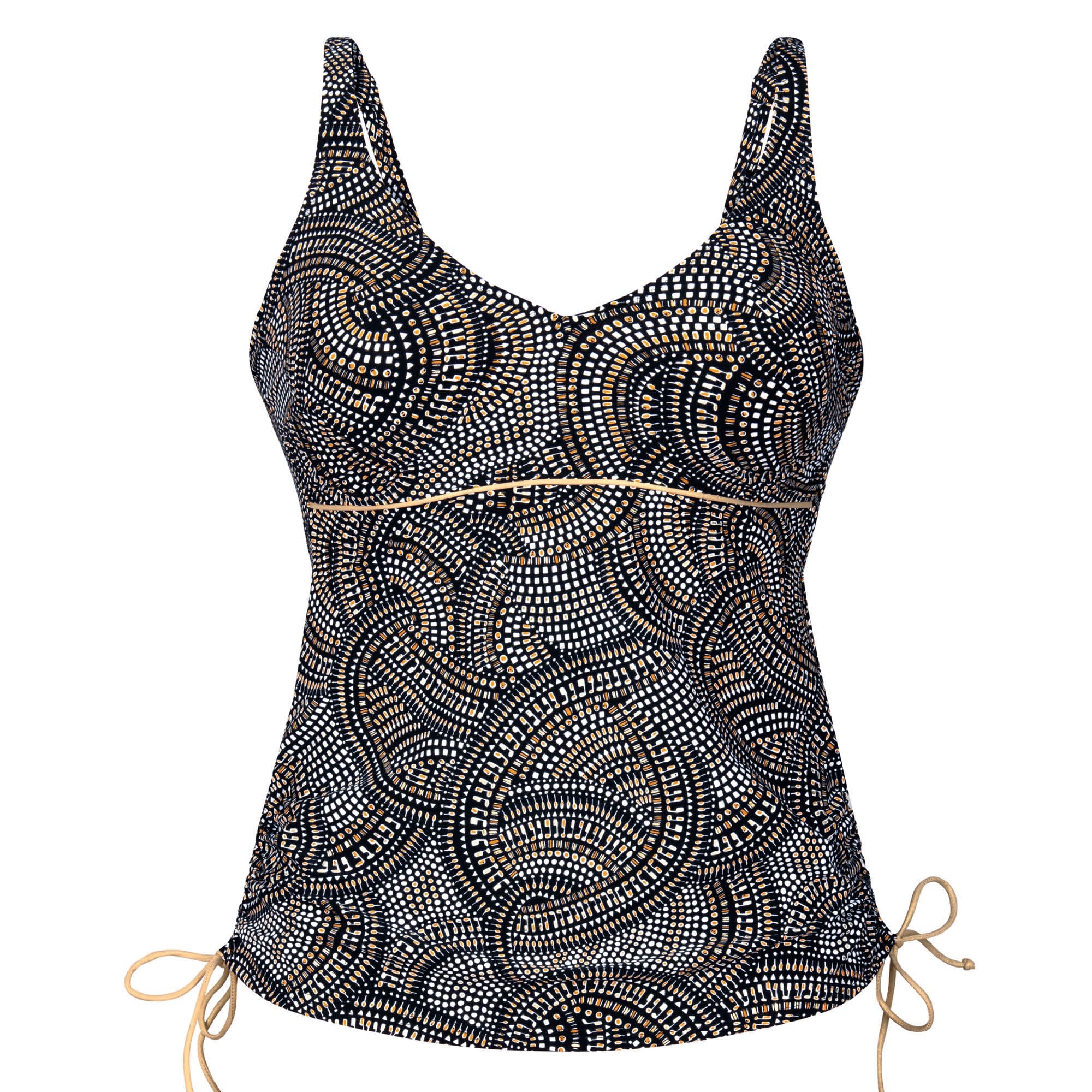 Malaika  tankini set Amber Glow black/gold