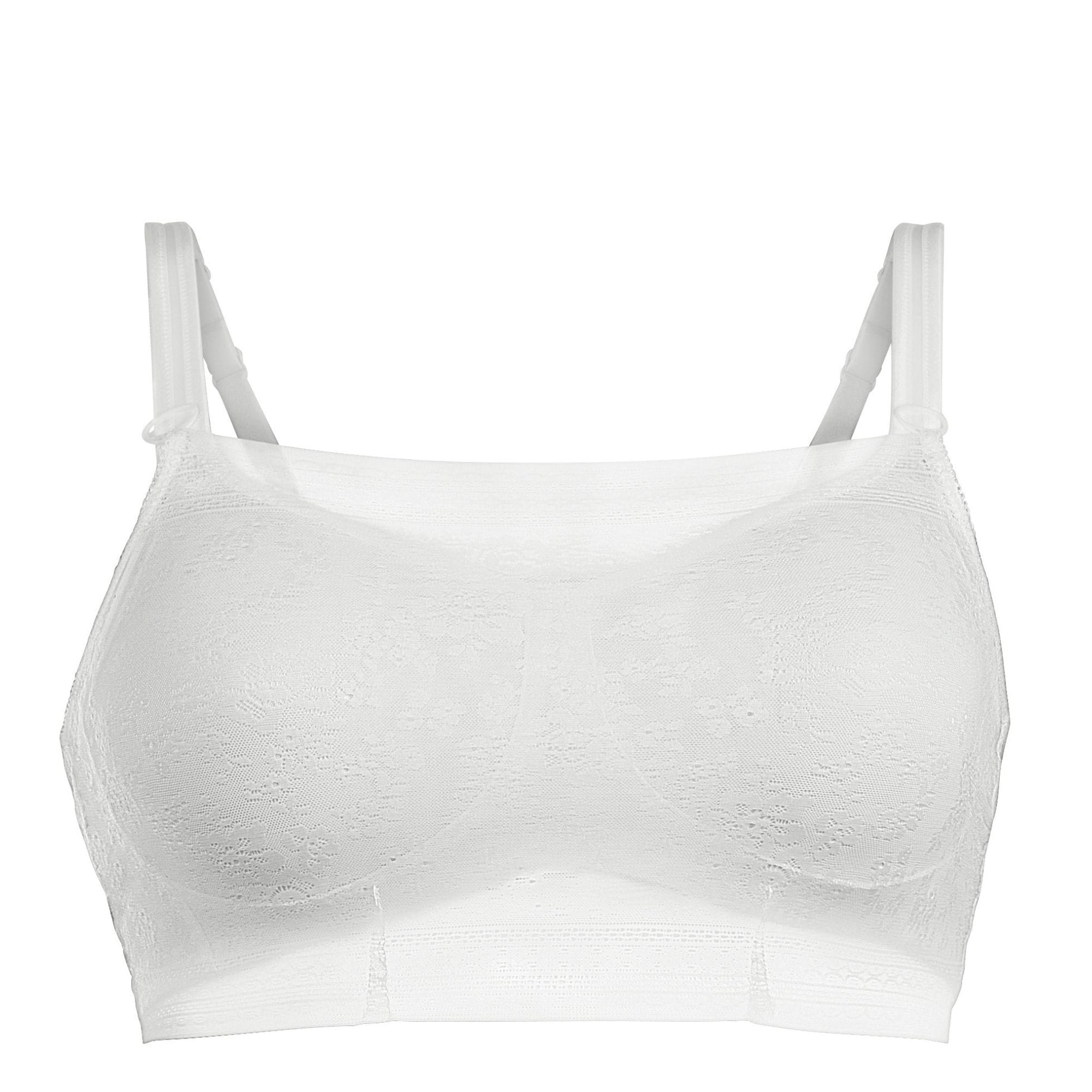 Lace Bandeau Topp Fleur White