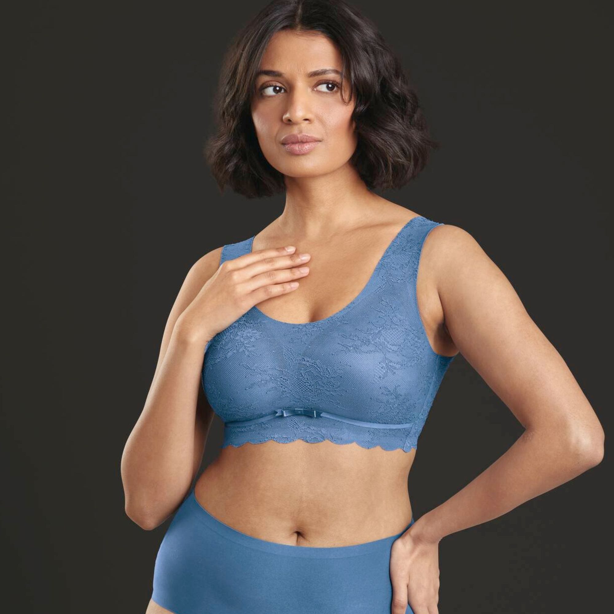 Essential Lace Bralette Blue Heaven