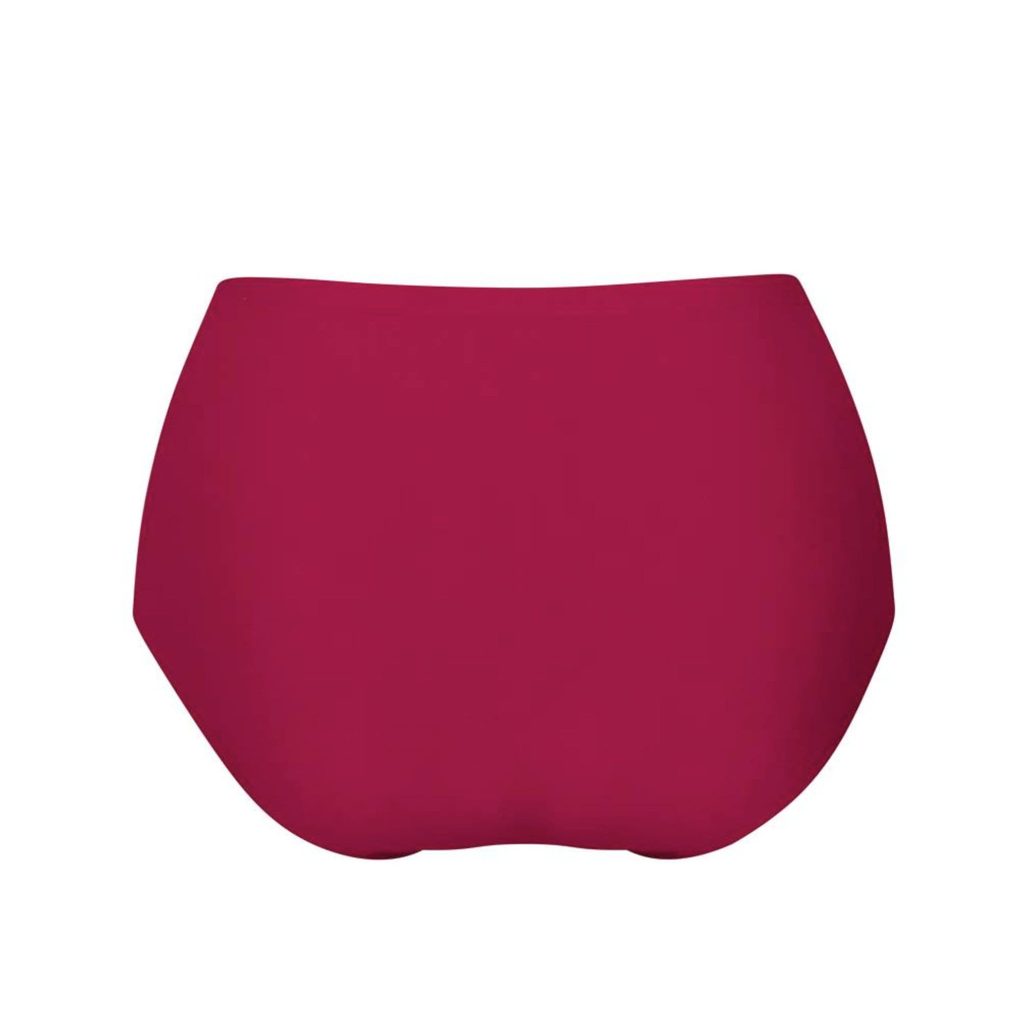 Essential High-waist briefs Cherry Red