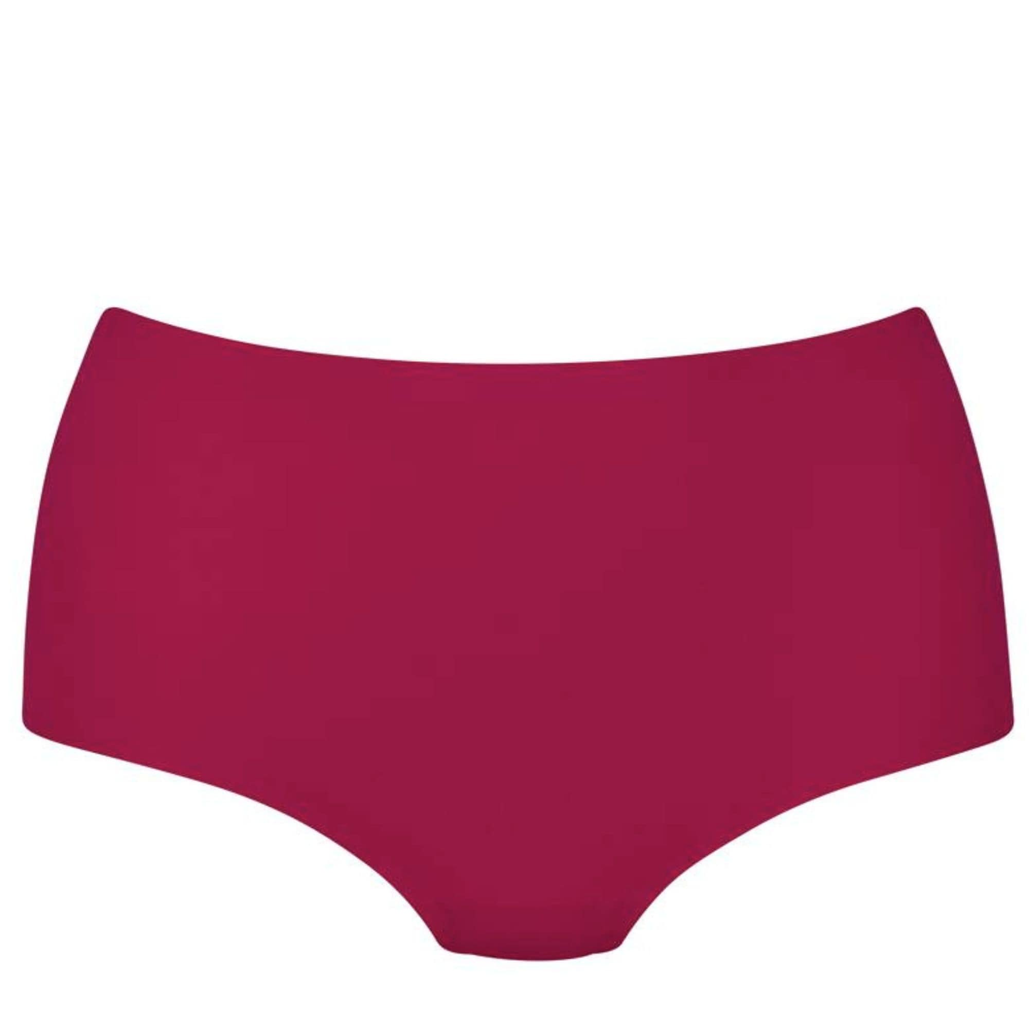 Essential High-waist briefs Cherry Red