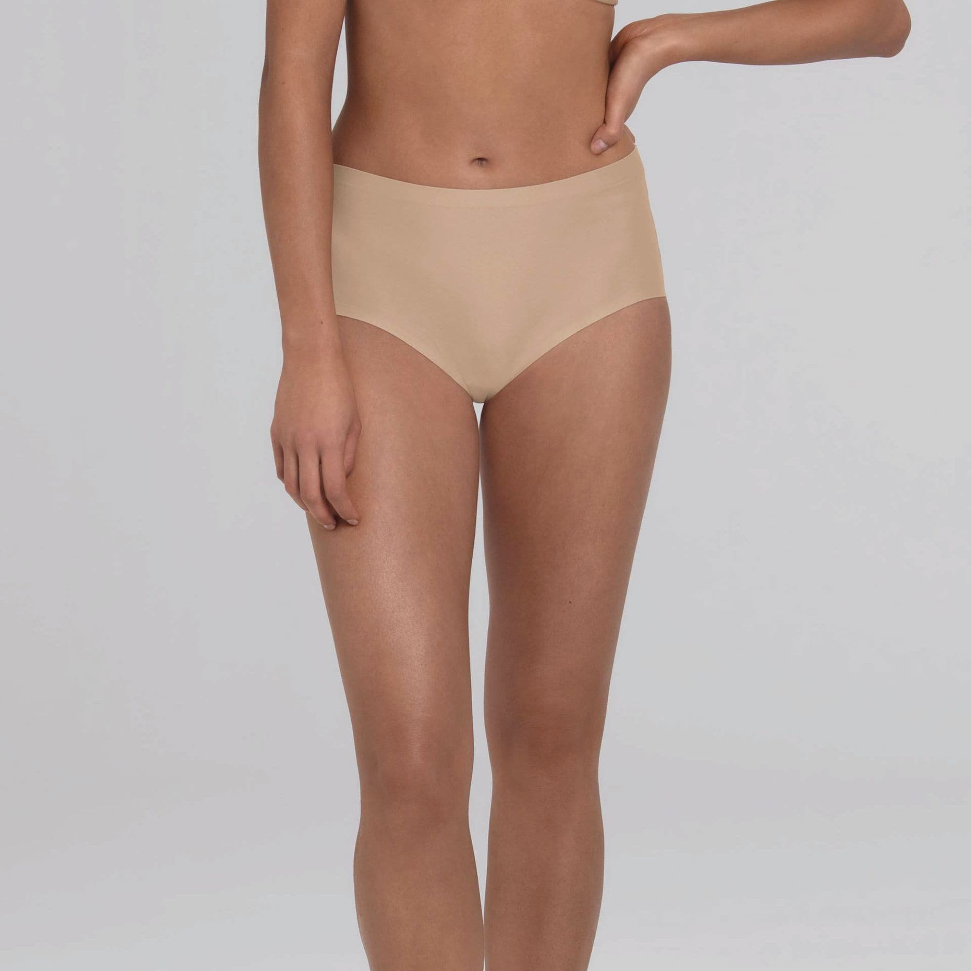 Essential High-waist briefs Deep Sand