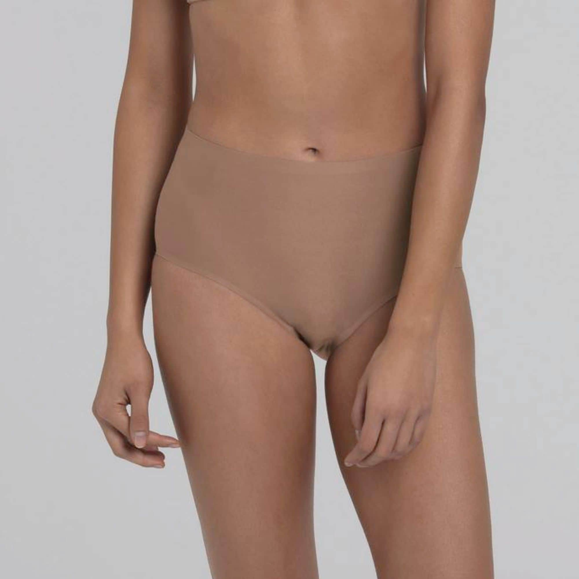 Essential High-waist briefs Dusty Rose