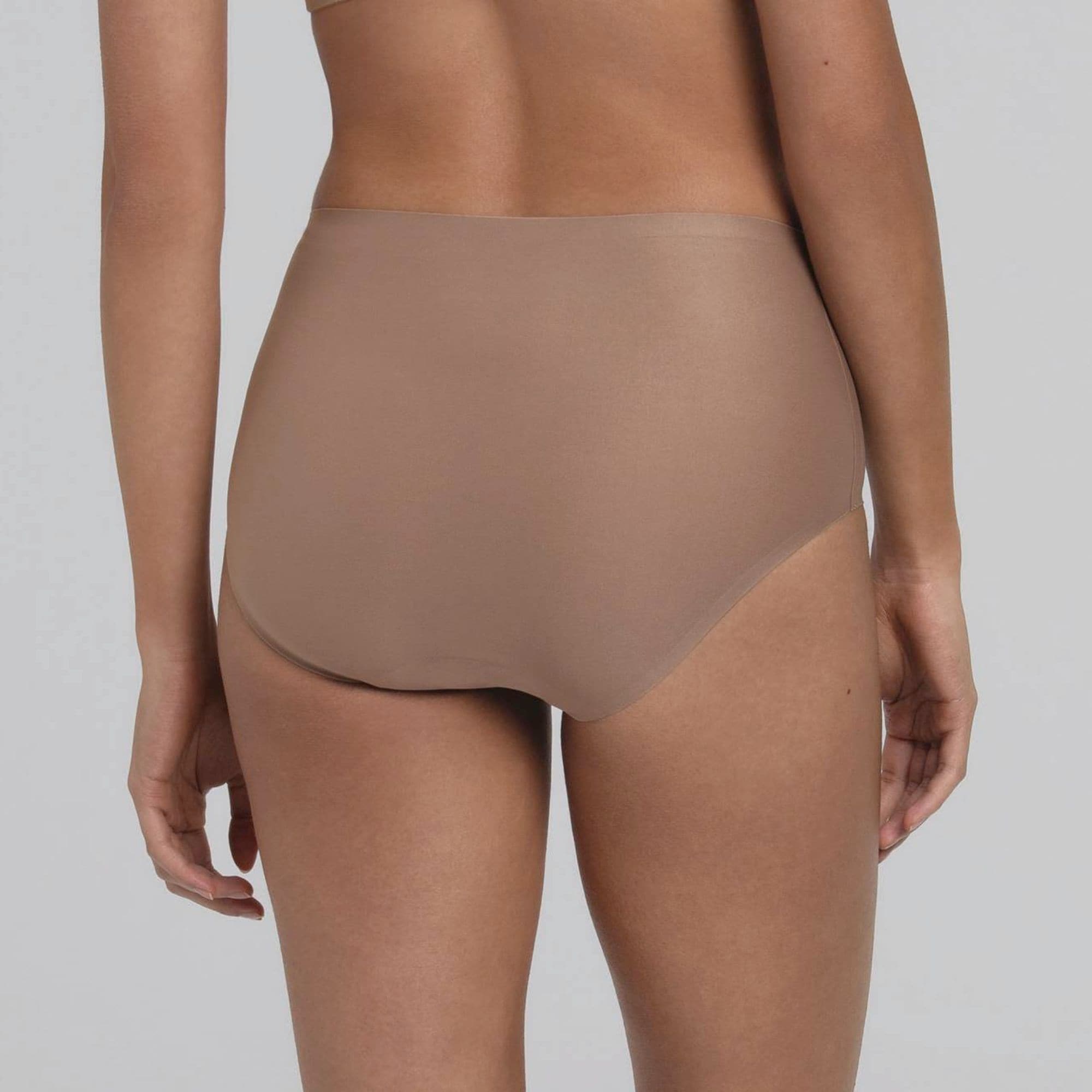 Essential High-waist briefs Dusty Rose