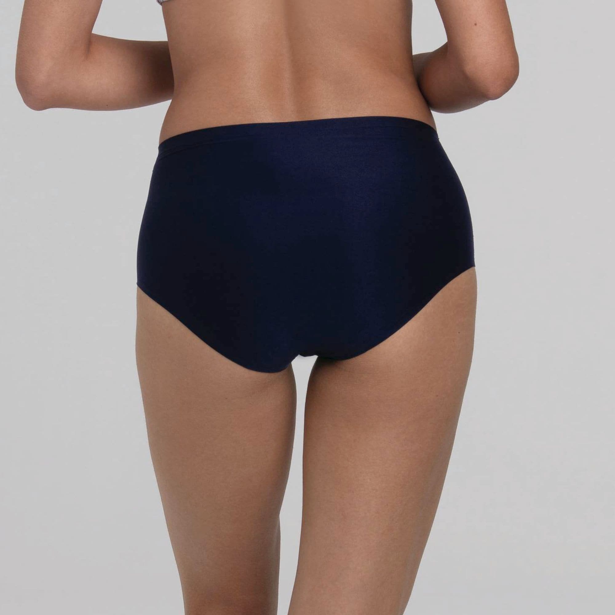 Essential High-waist briefs Maritime blue