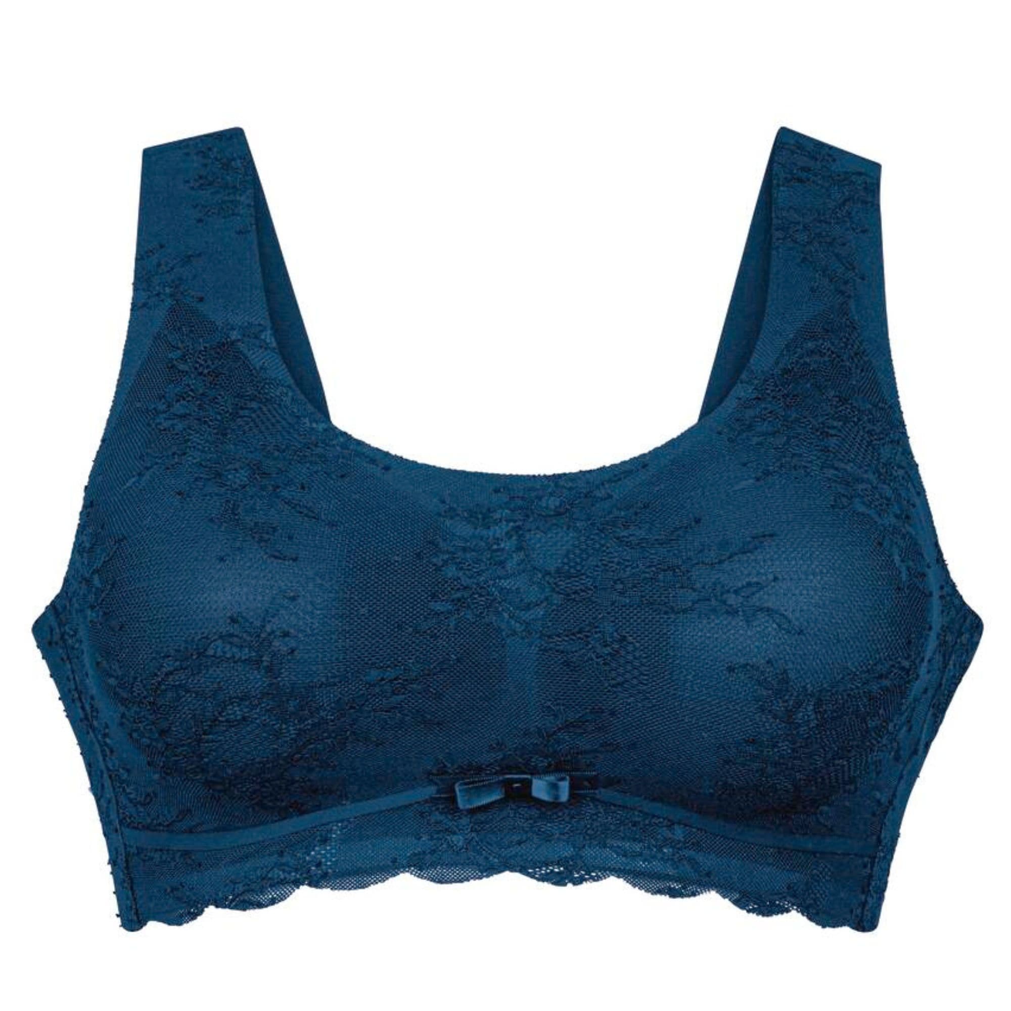 Essential Lace Bralette Maritime Blue