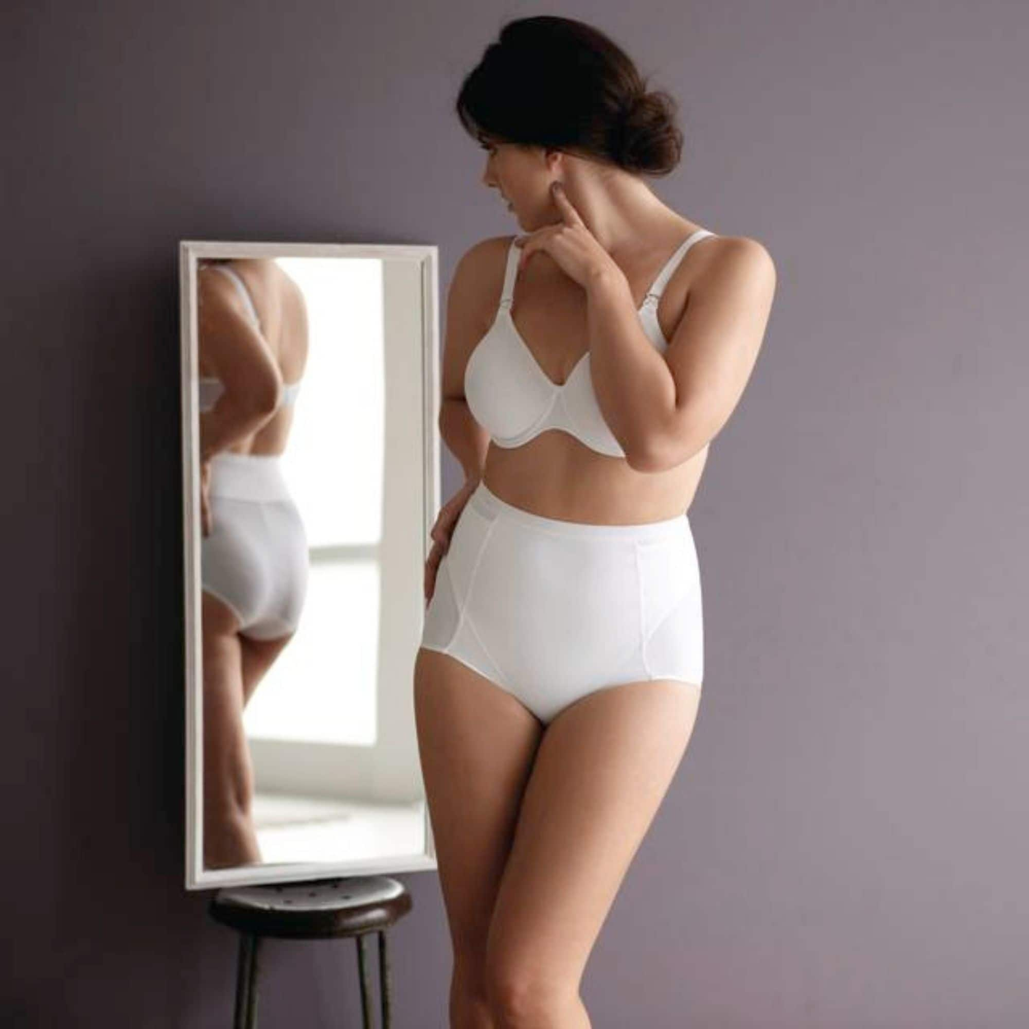 Florence Rebelt Panty  White