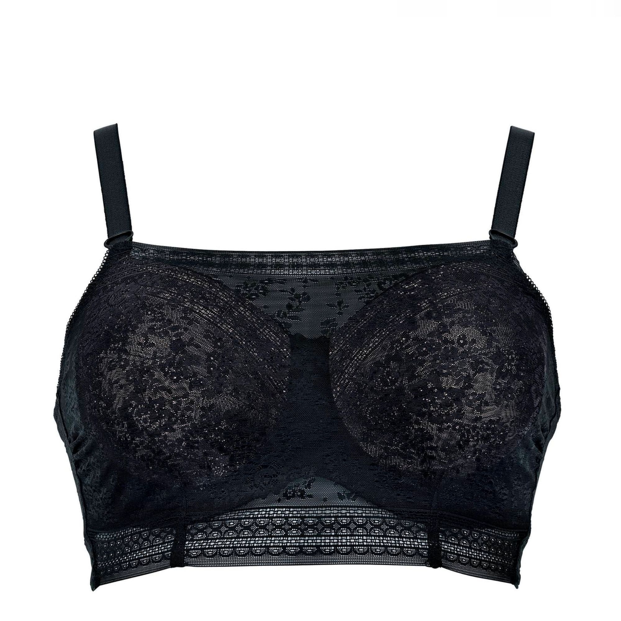 Lace Bandeau Topp Fleur Black