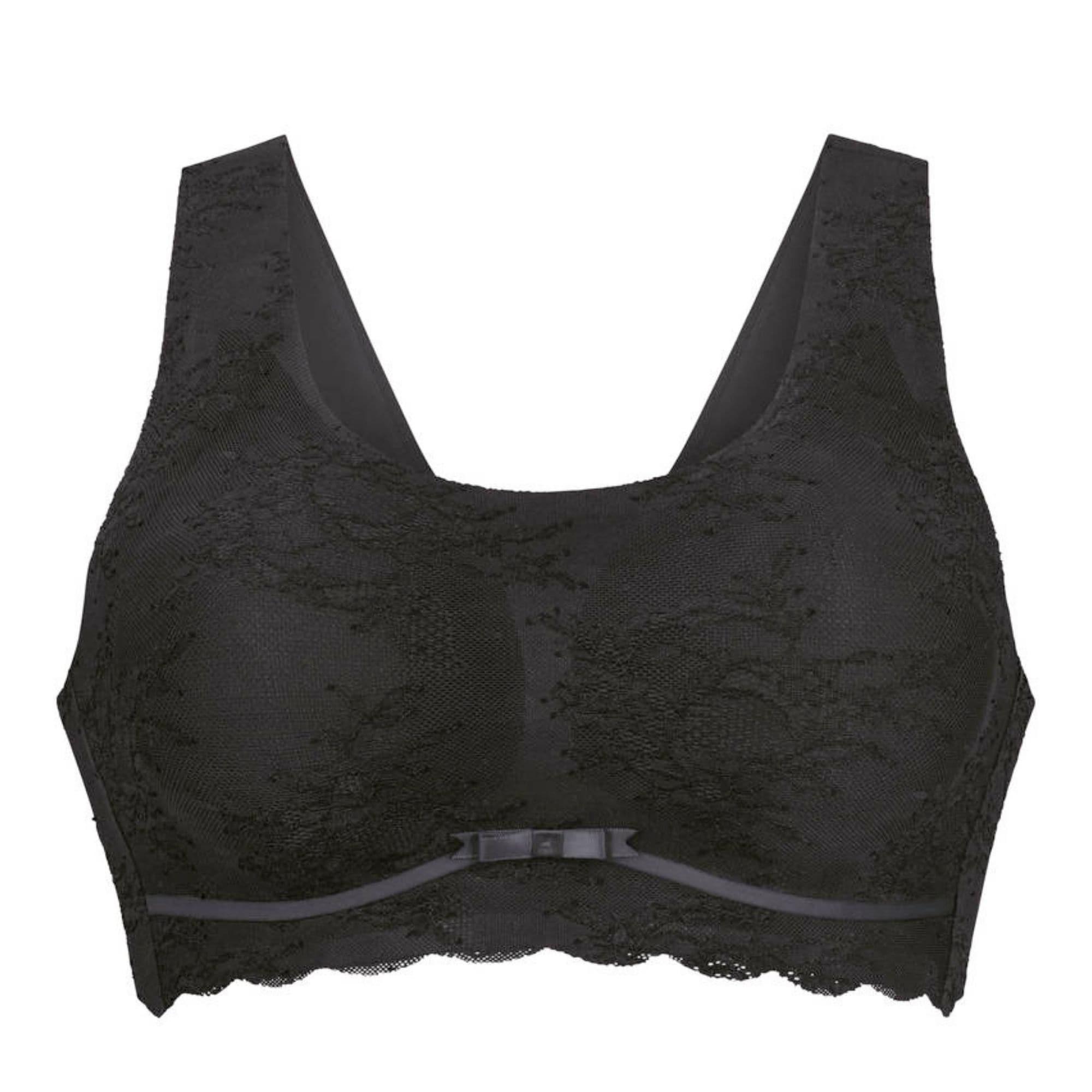 Essential Lace Bralette Anthracite