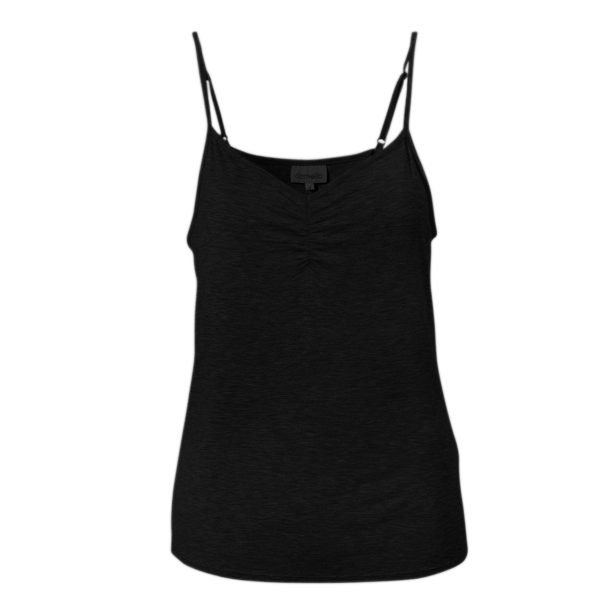 Bambu Camisole Linne Black