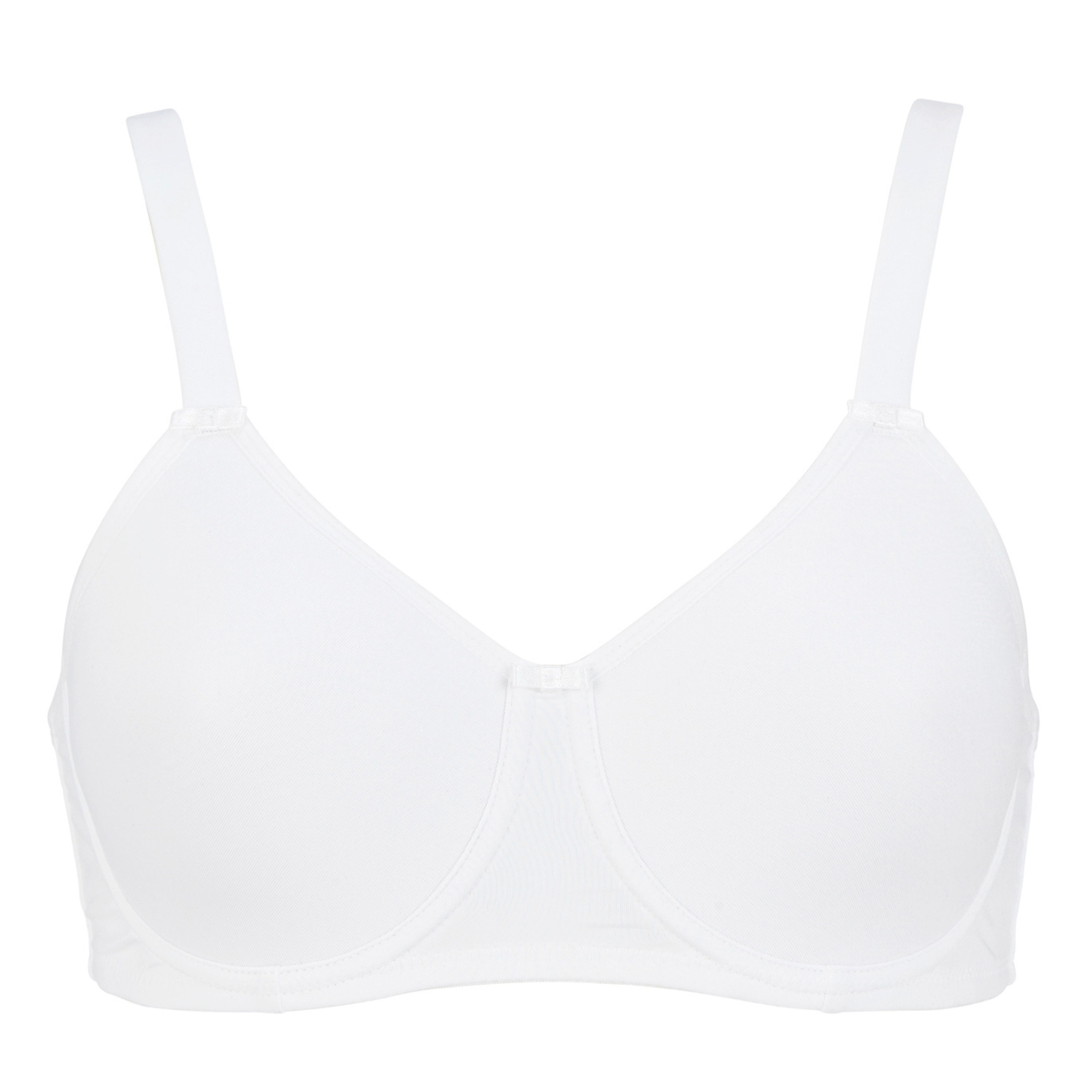 June Vadderad Bh Med Bygel White