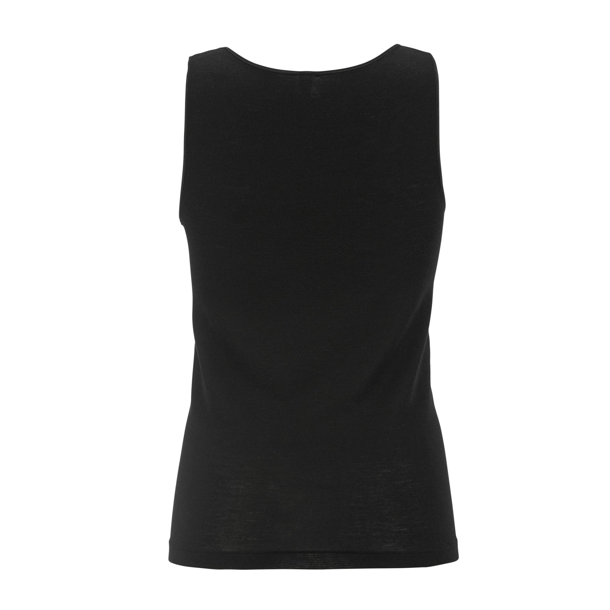 Knitted Wool/Silk Top Black