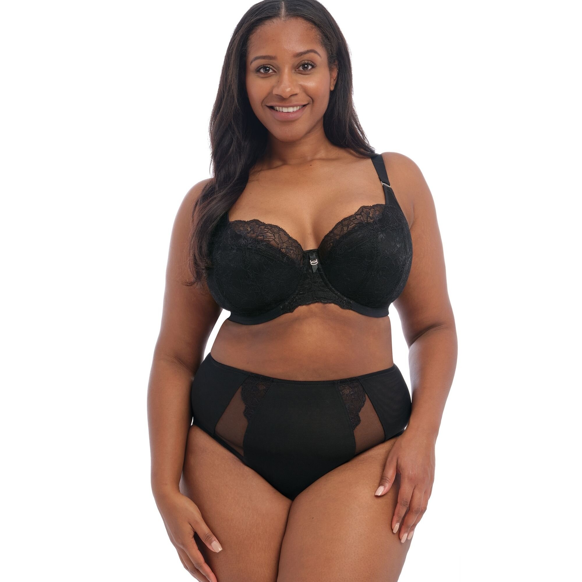 Brianna Padded Half Cup Black