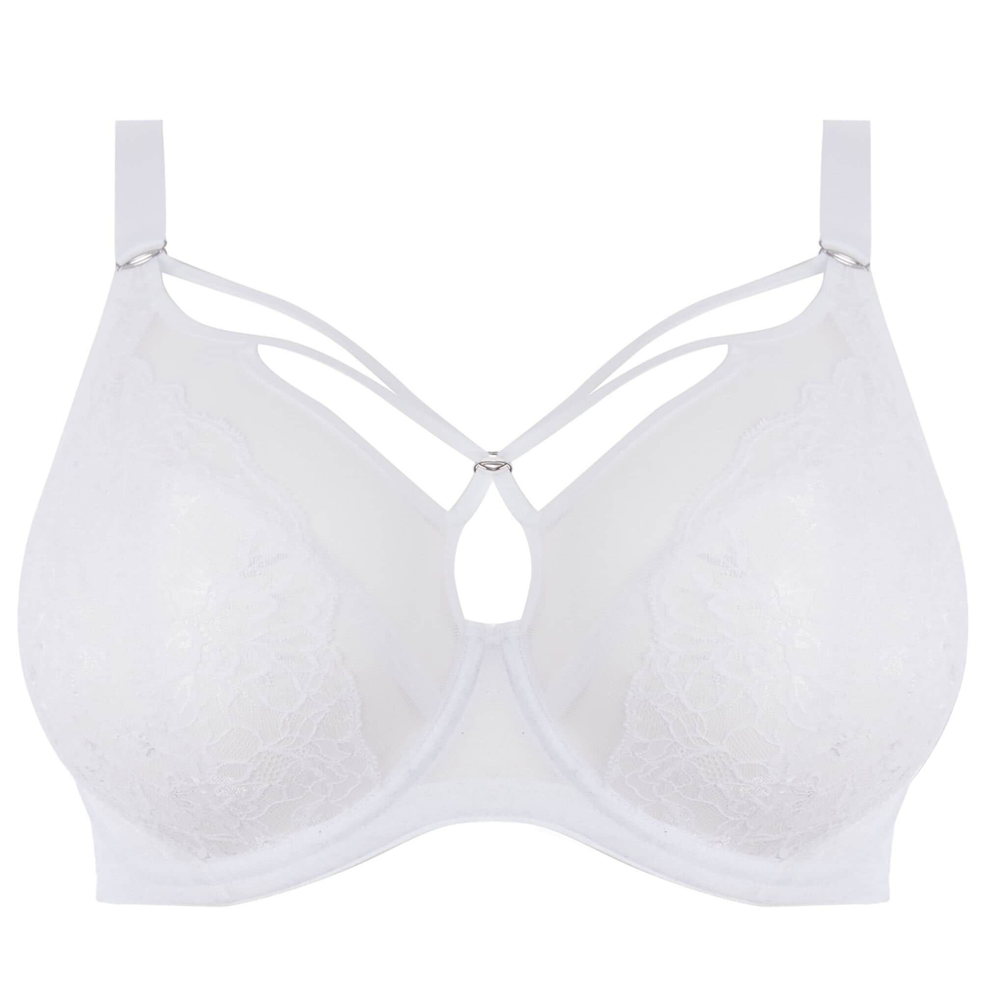 Brianna Plunge Bh White