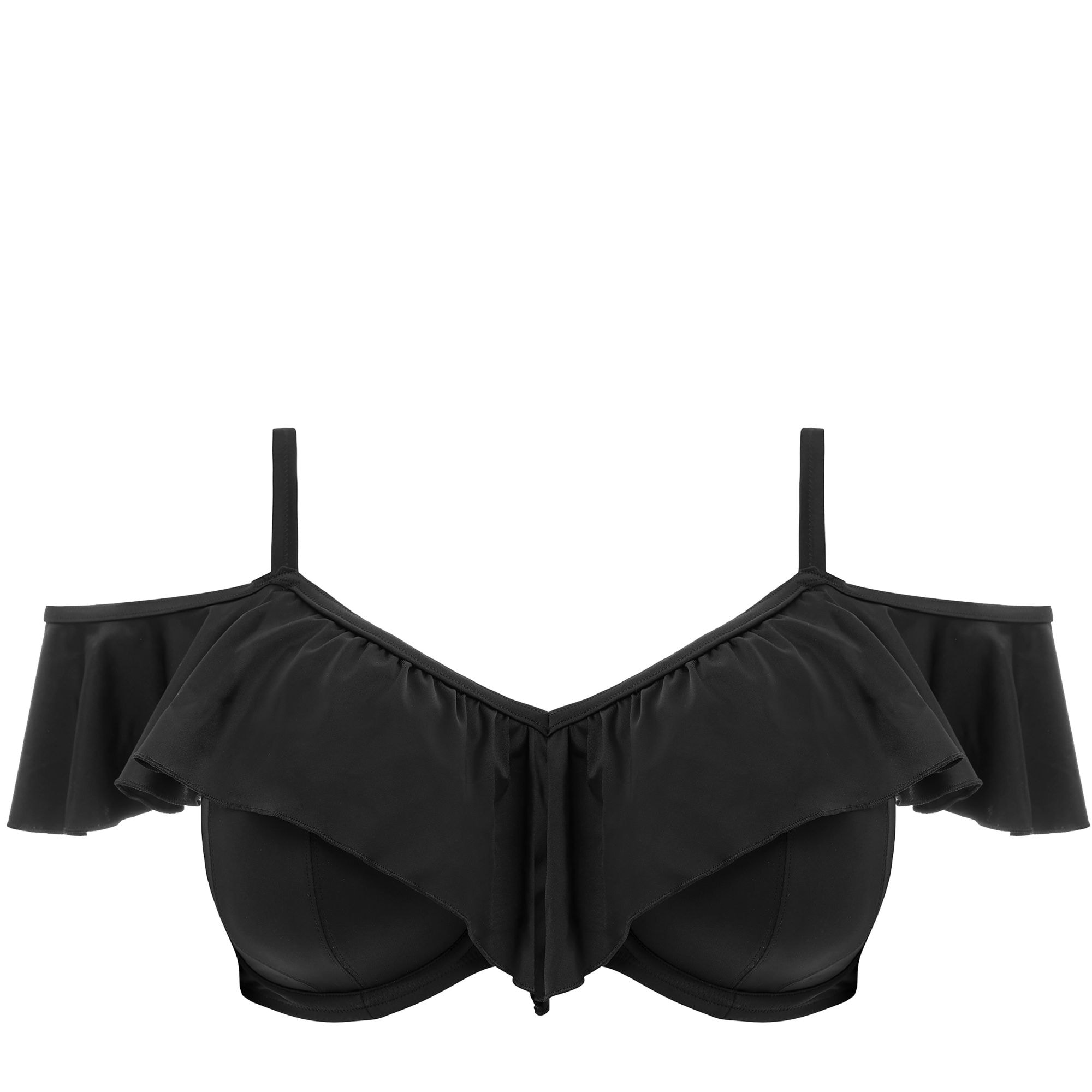 Plain Sailing Bikini-Bh Frill Black