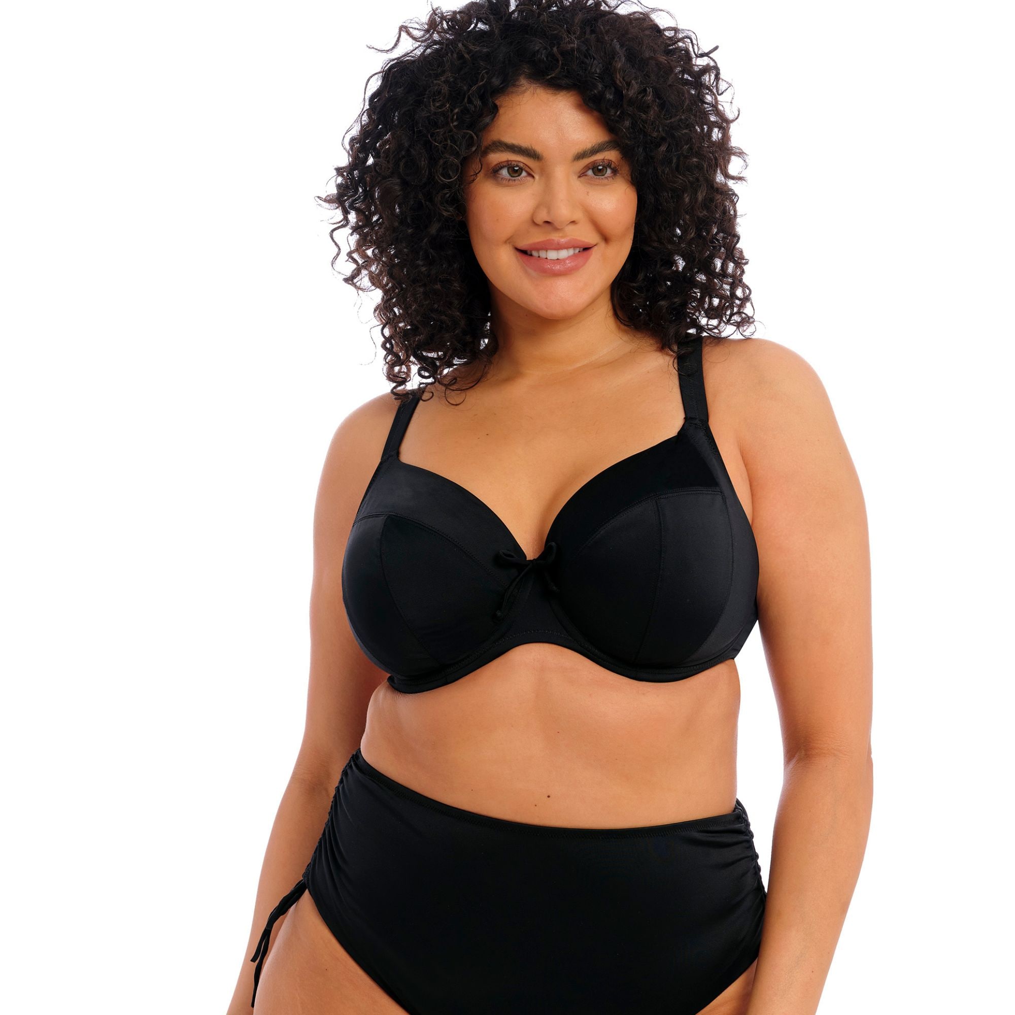 Plain Sailing Bikini Bh Plunge Black