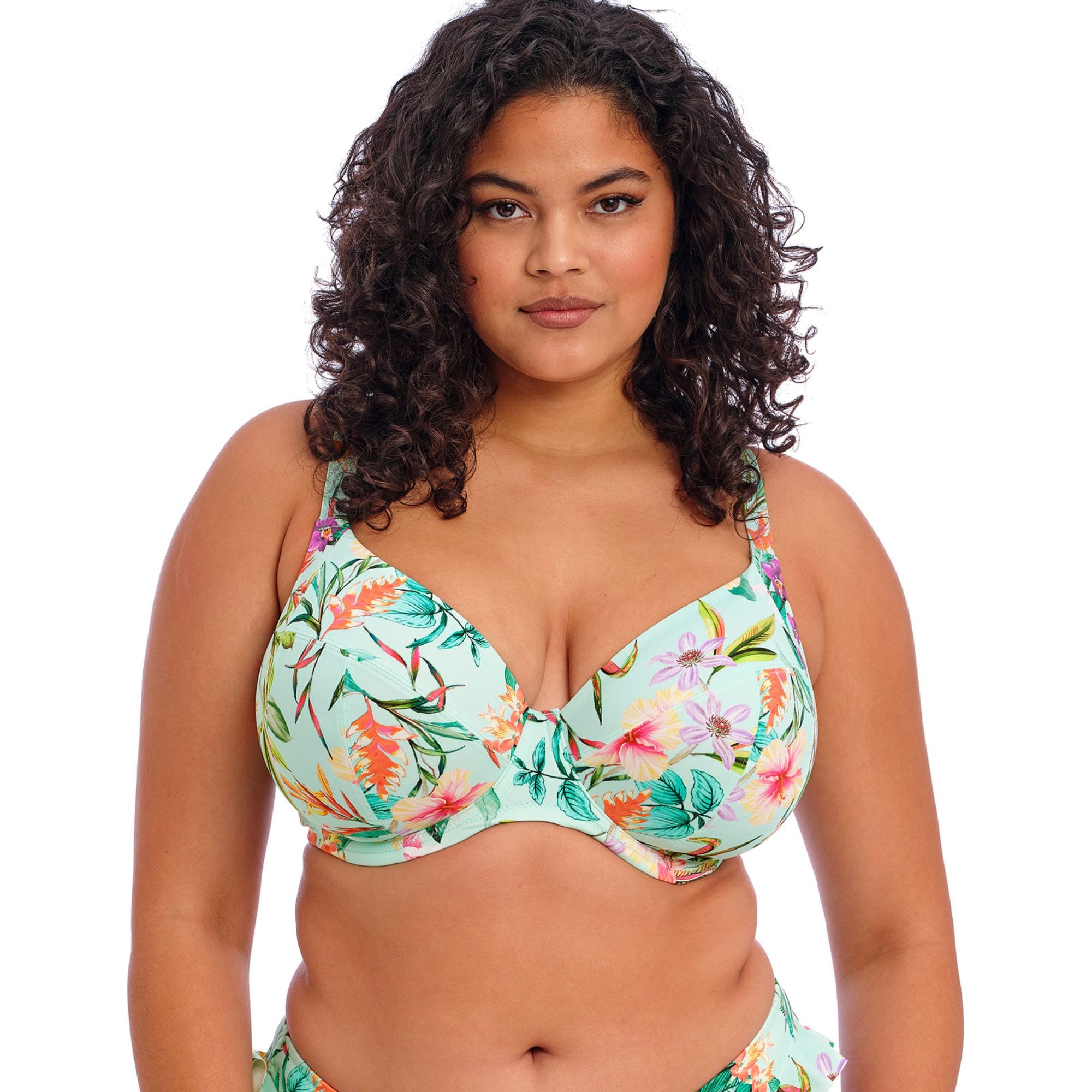 Sunshine Cove Plunge Bikini bh Aqua