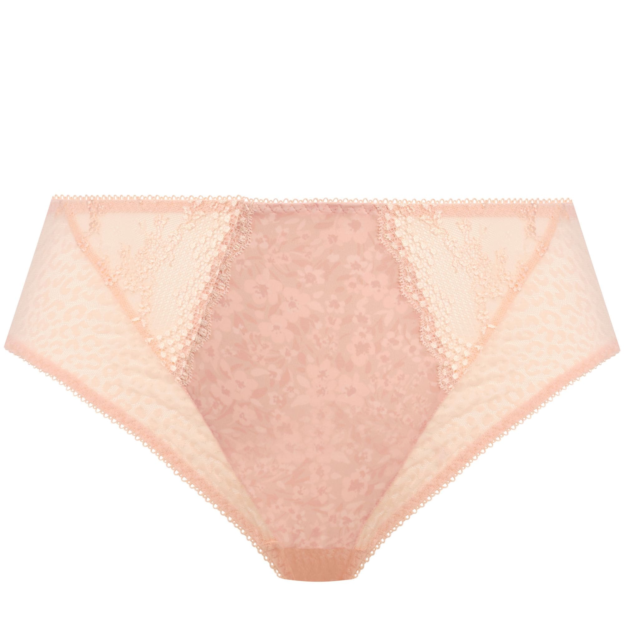 Lucie High Leg Brief  Pale Blush