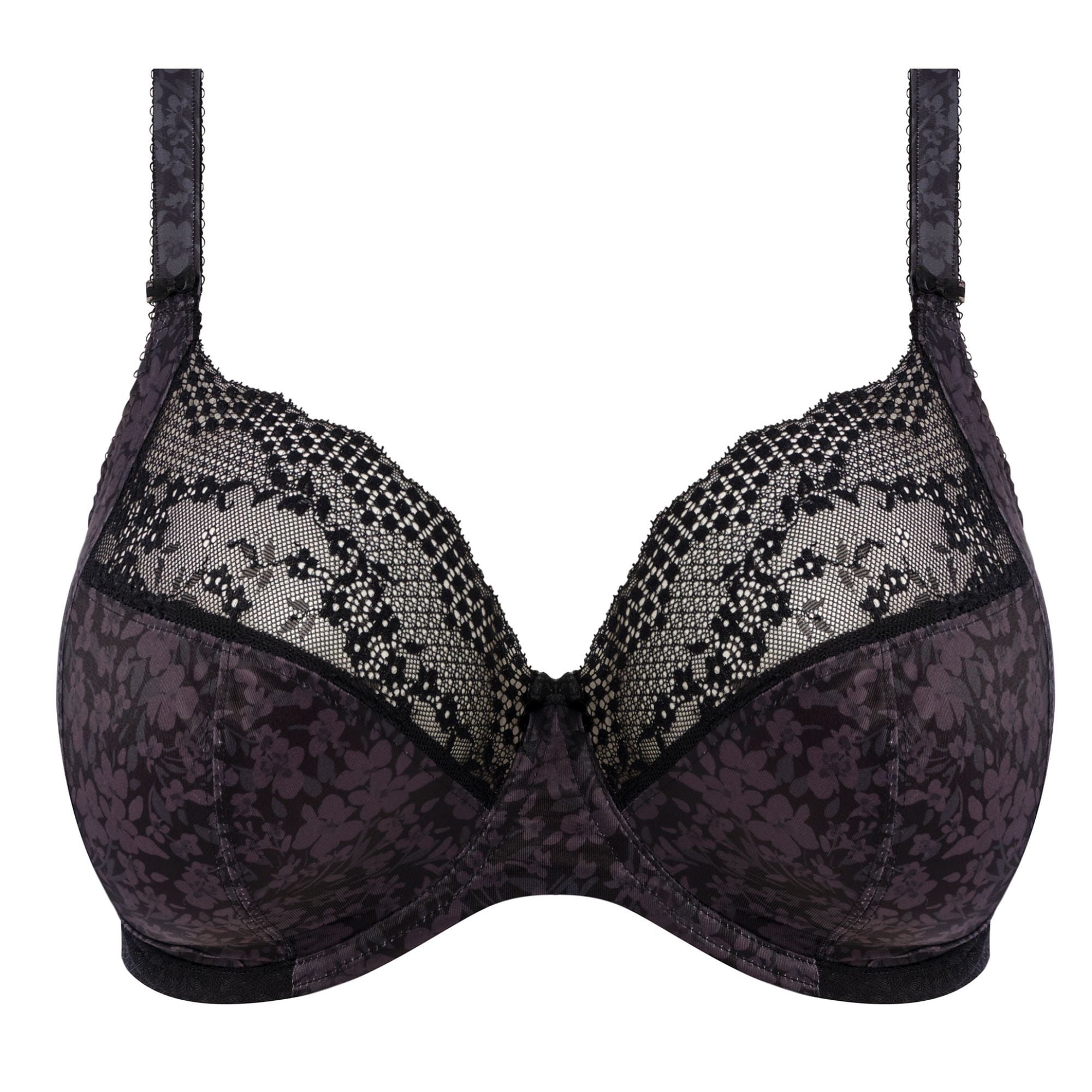 Lucie Plunge Bygel Bh Black