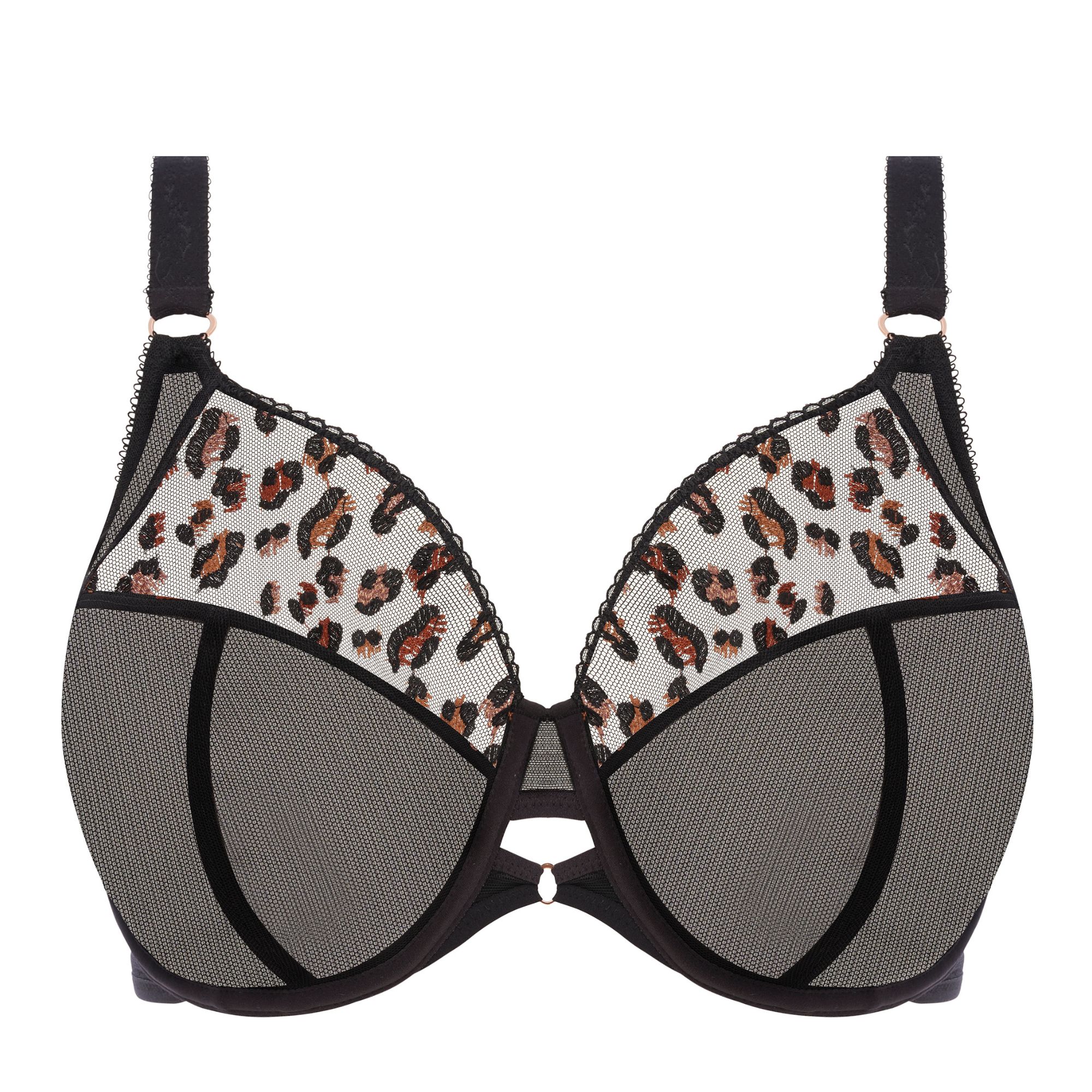 Namrah Plunge Bh Black