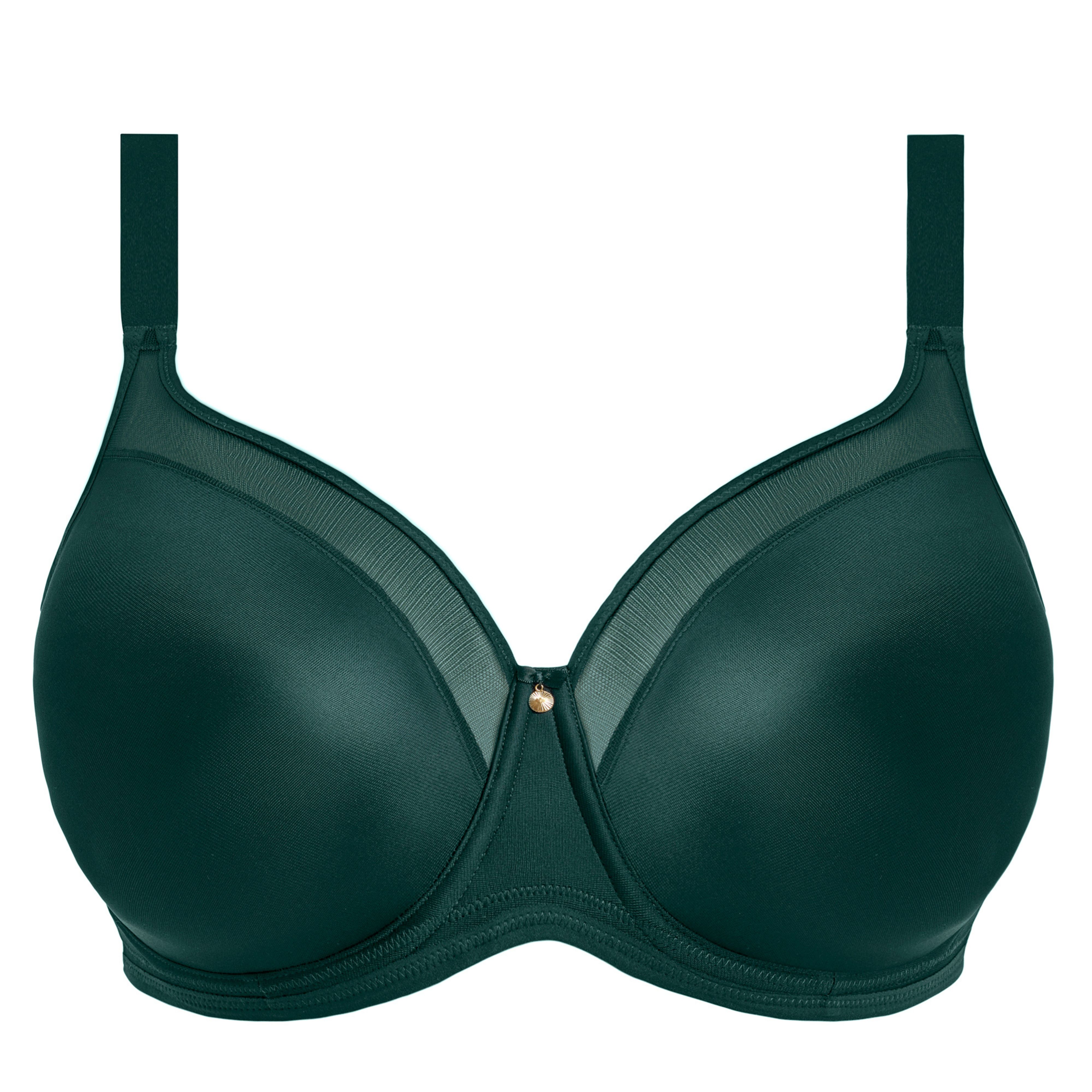 Smooth T-shirt Bh Med Bygel Deep Emerald