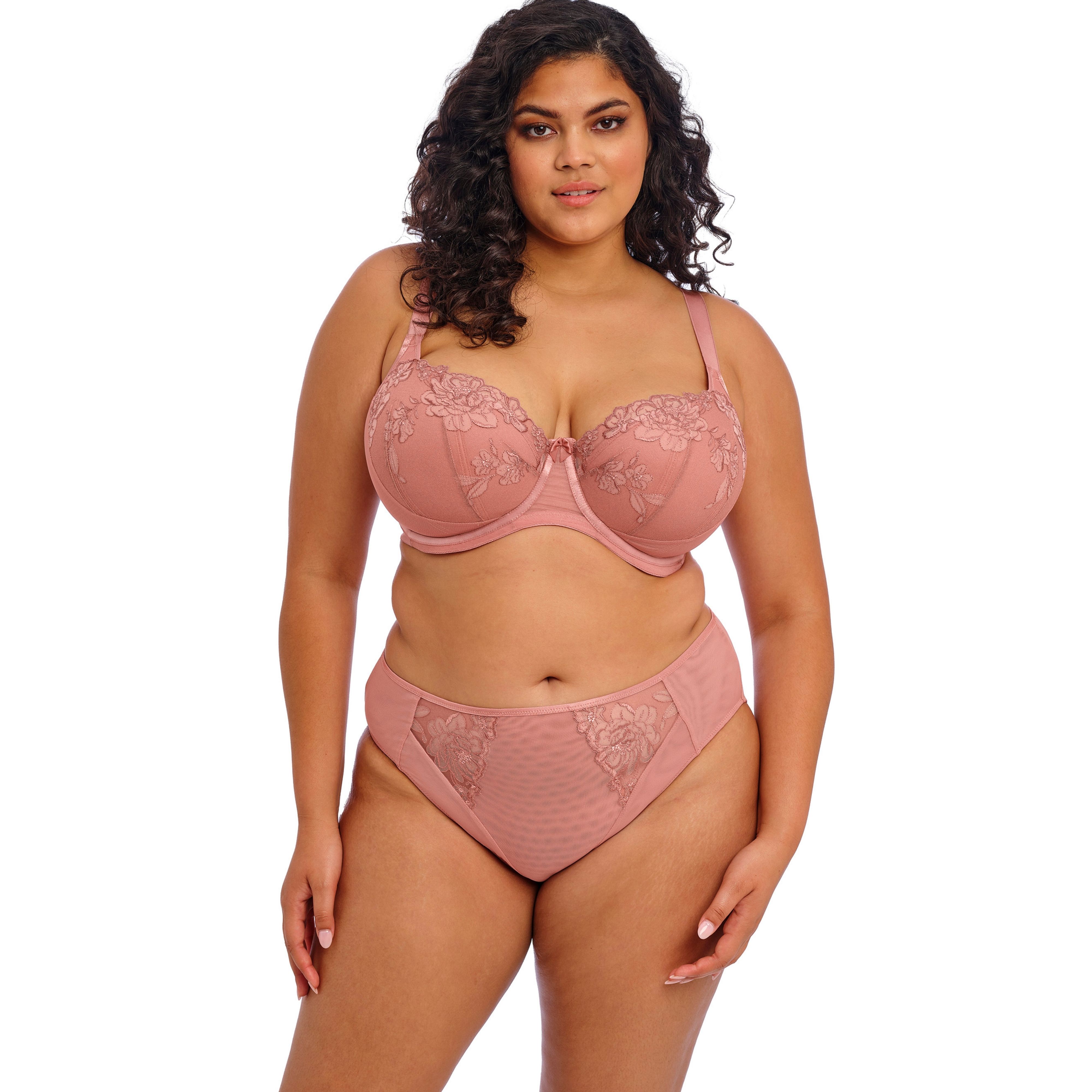 Teagan Padded Half Cup Bh Ash Rose