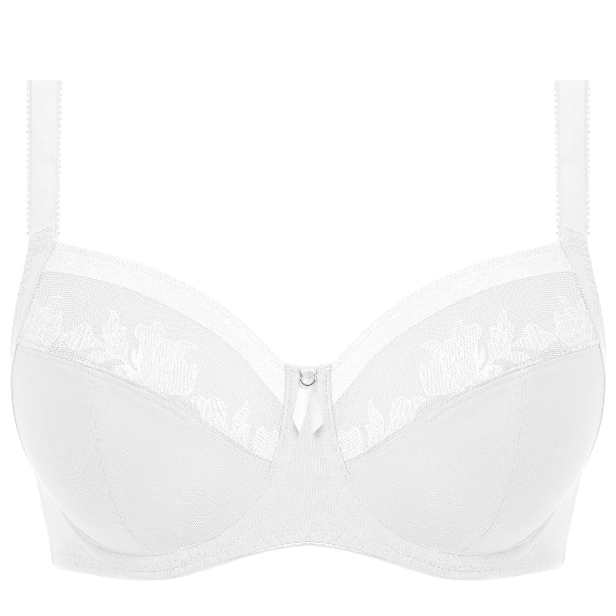 Illusion Side Support Bra - Nude