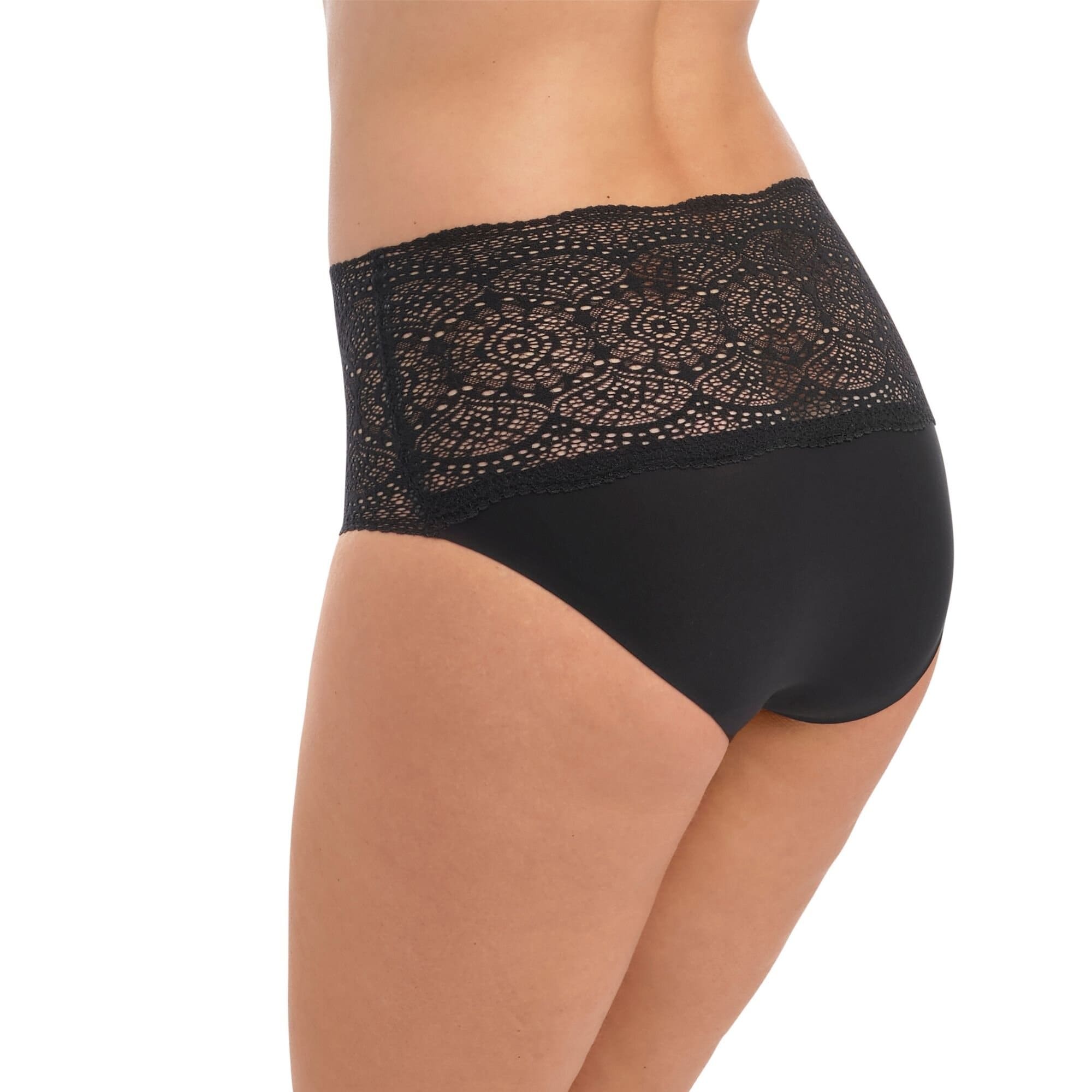 Lace Ease Invisible Maxitrosa Black