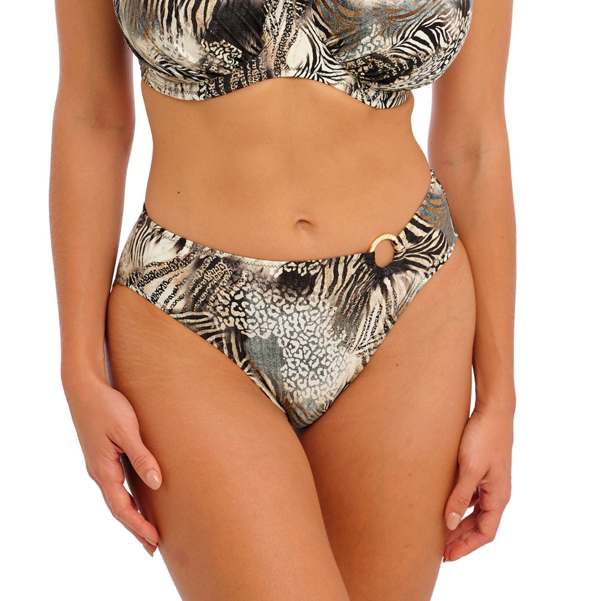 Seraya Sands Bikinitrosa Midi Monochrome