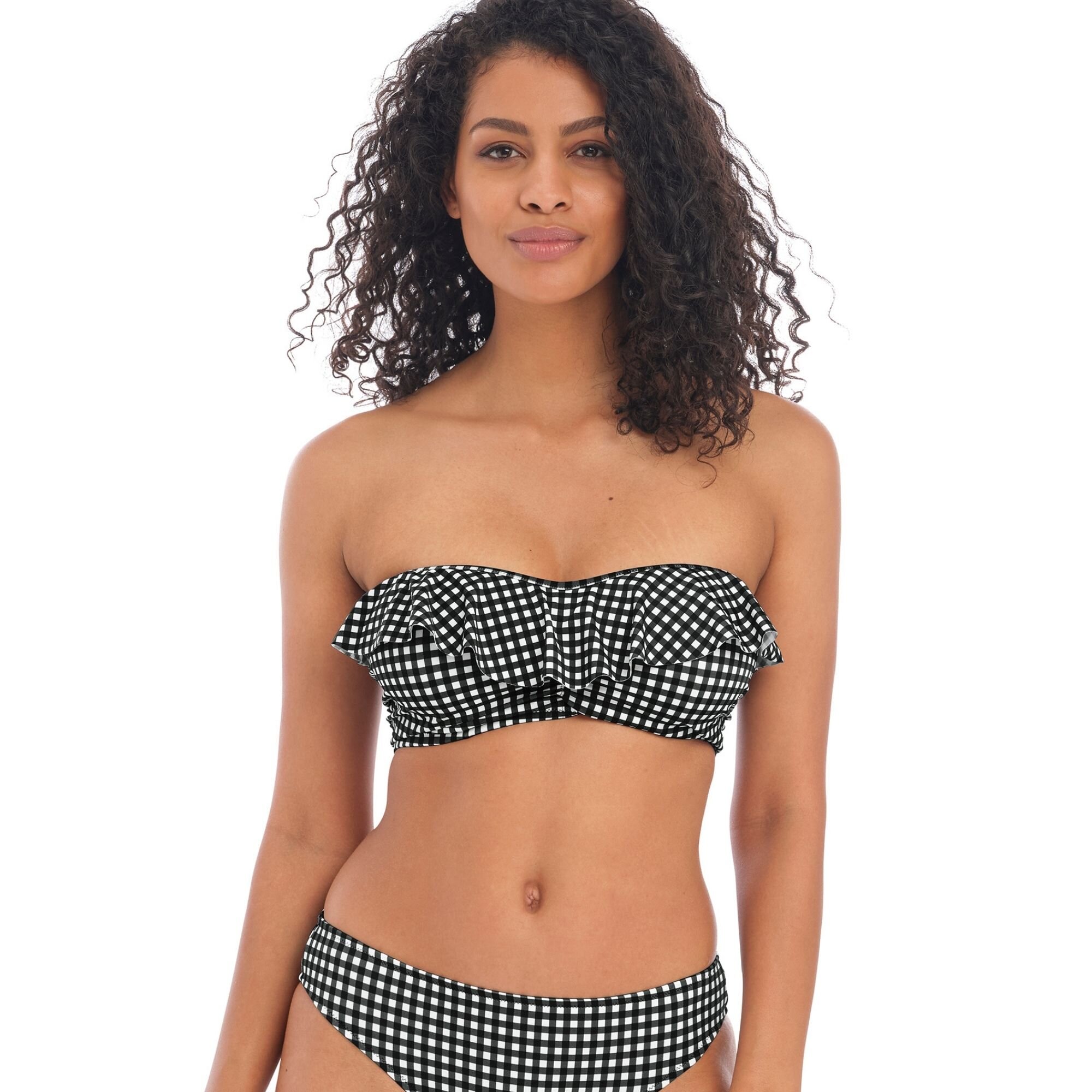 Check In Bikini Top bandeau Monochrome