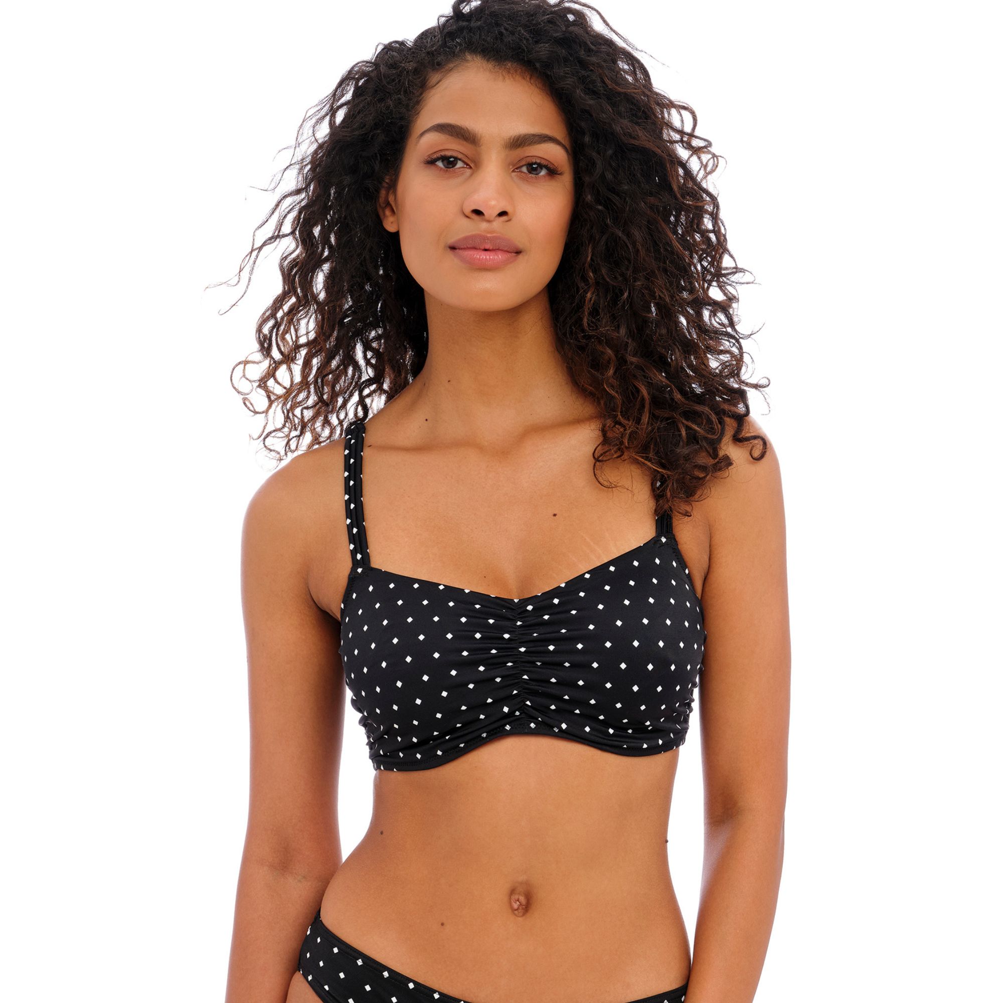 Jewel Cove Bikini top Bralette Black