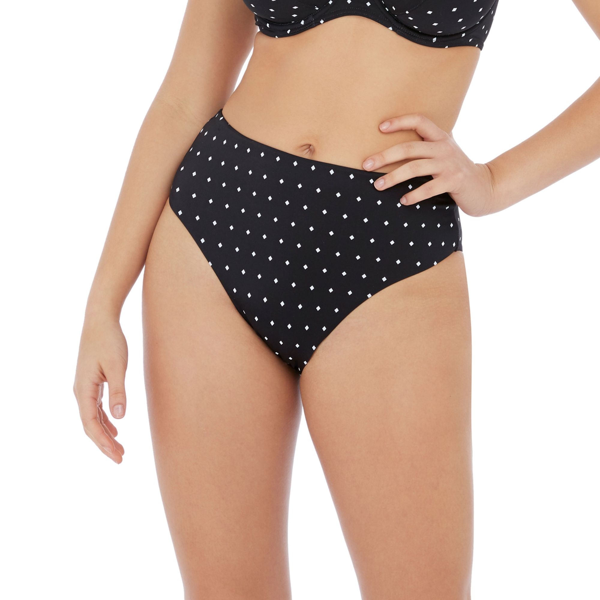 Jewel Cove Bikinitrosa Hög Black