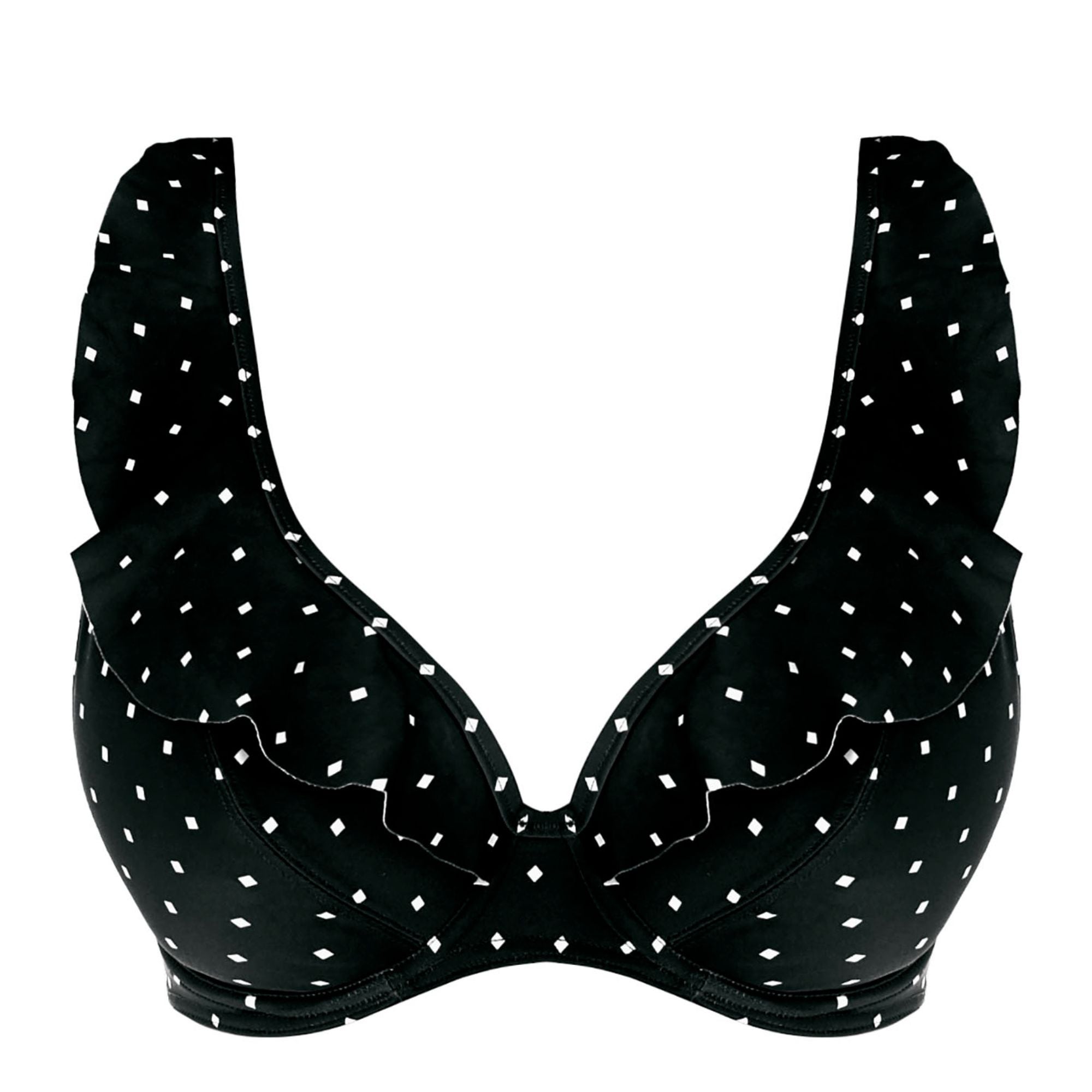 Jewel Cove bikini top Volang Black