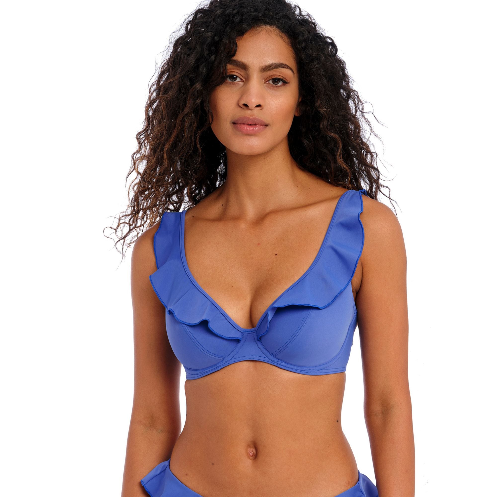 Jewel Cove bikini top Volang Plain Azure