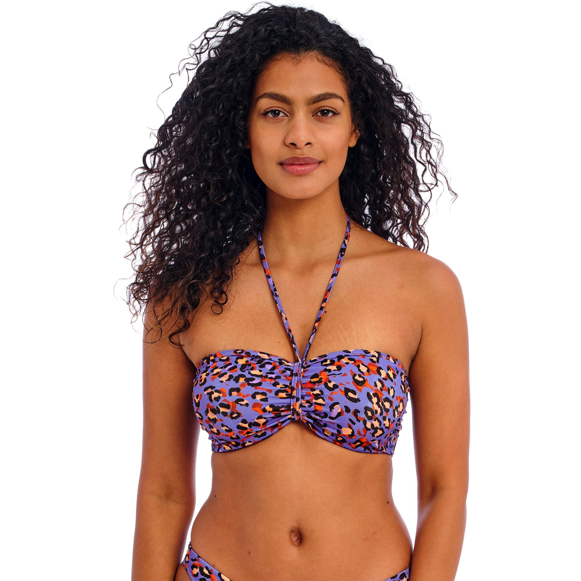 Santiago Nights Bikini top Bandeau Leopard