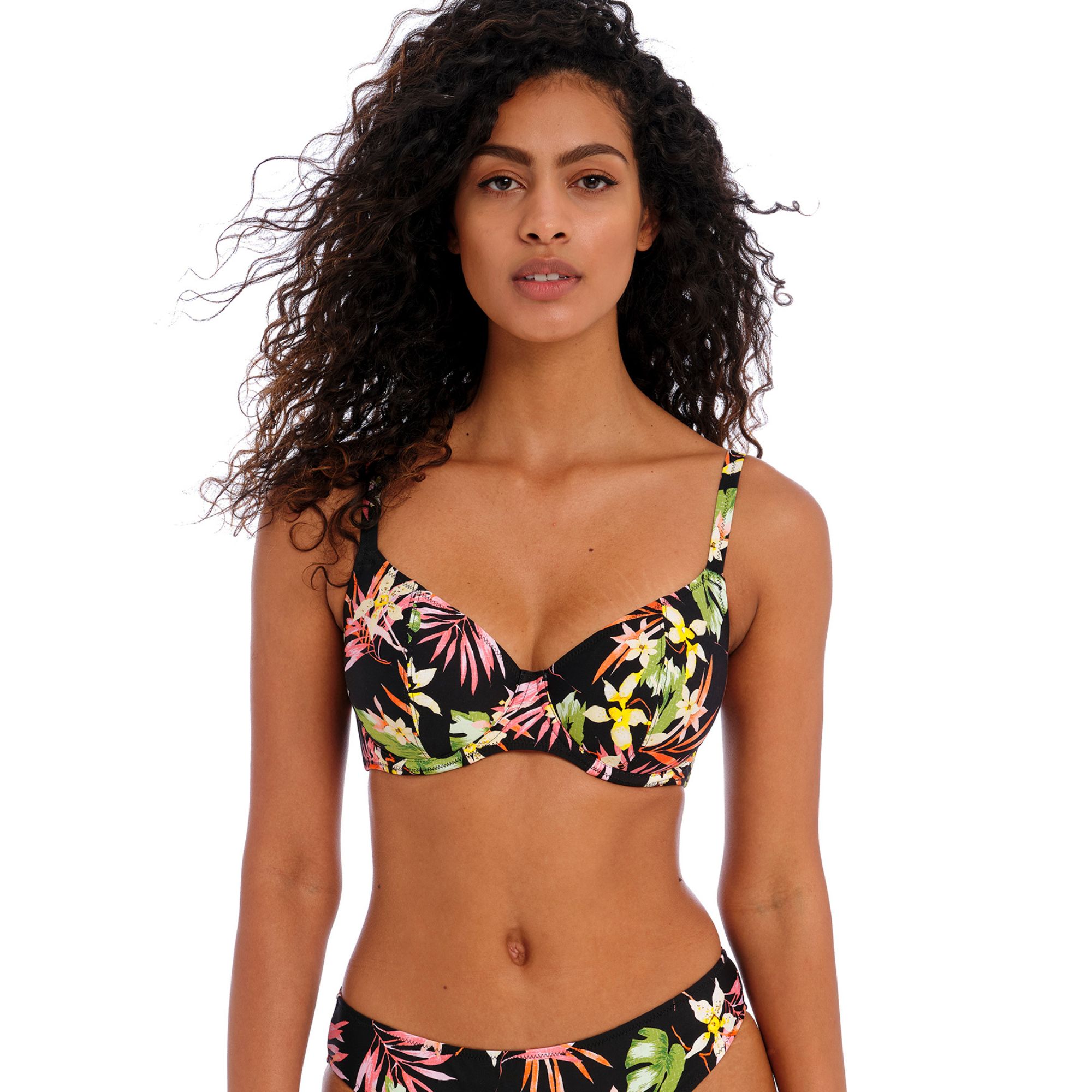 Savanna Sunset Bikini top Plunge Multi