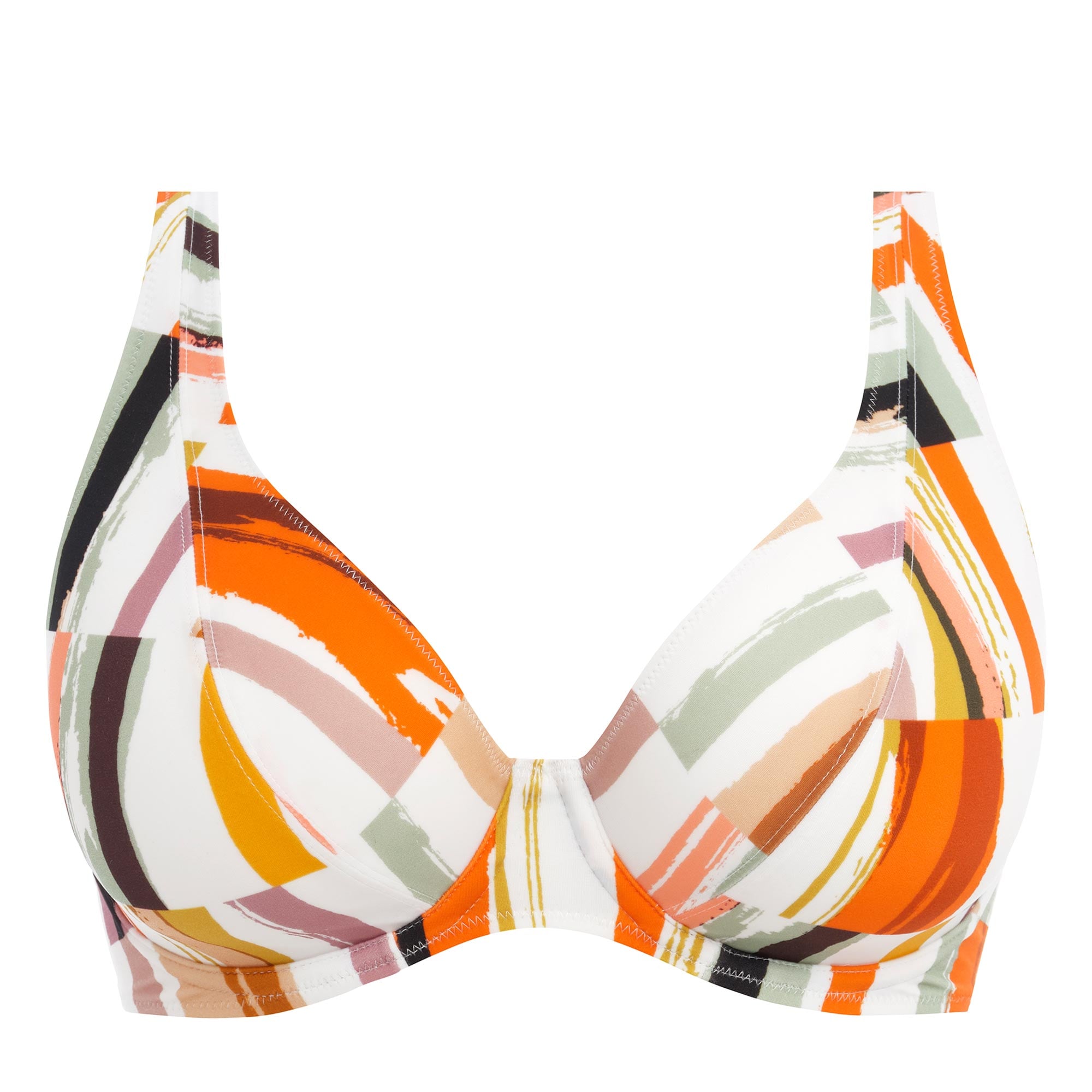 Shell Island Bikini top High Apex Multi