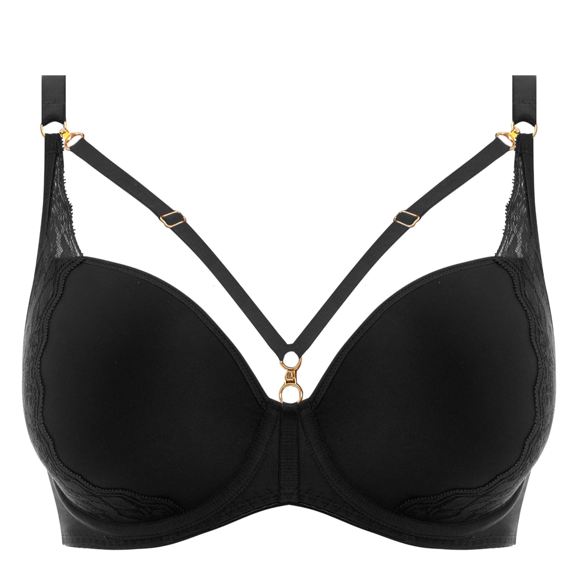 Temptress Vadderad Plunge bh Black