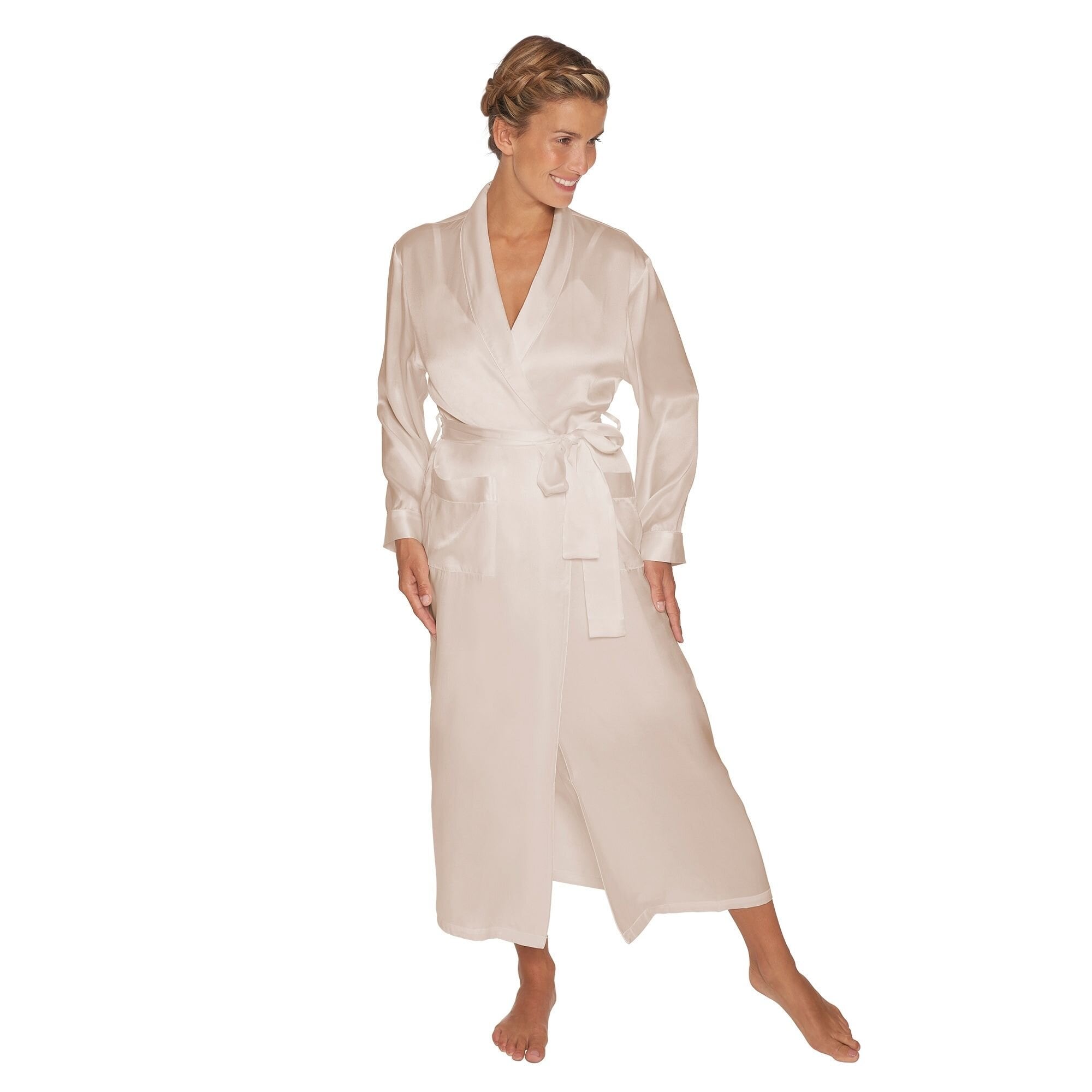 Pure Silk Long Robe & Kimono Bailey