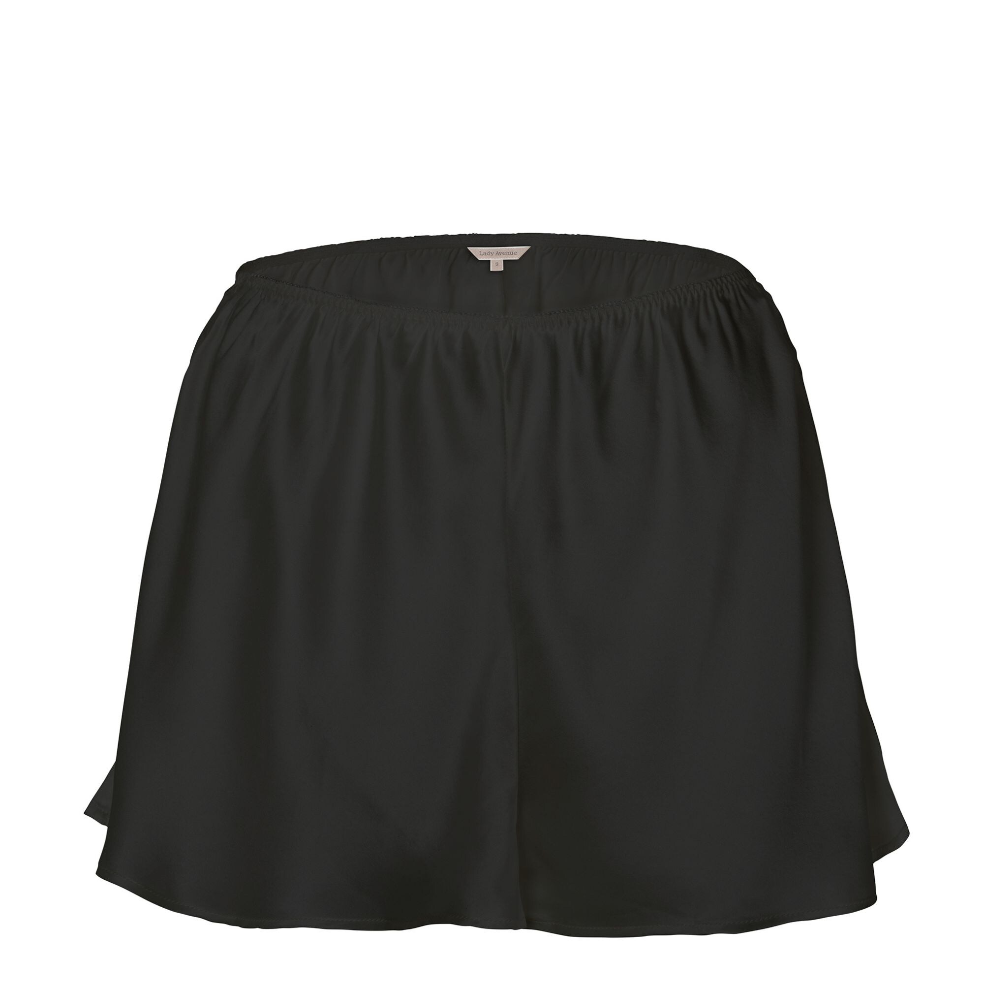 Pure silk Shorts Black