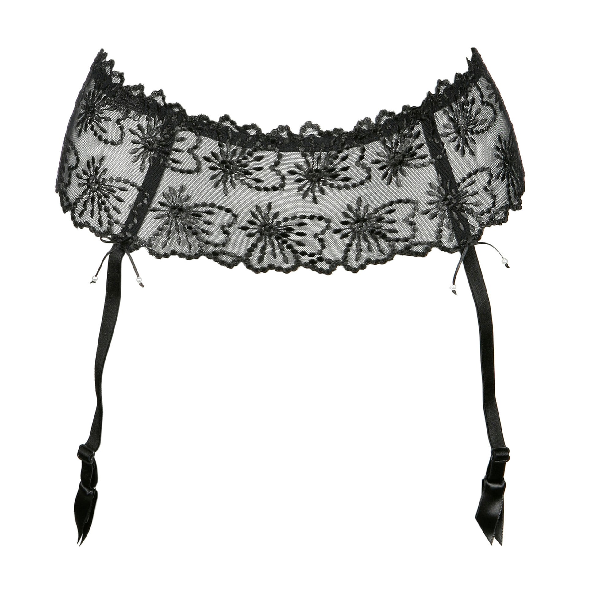 Jane Garter Belt Black