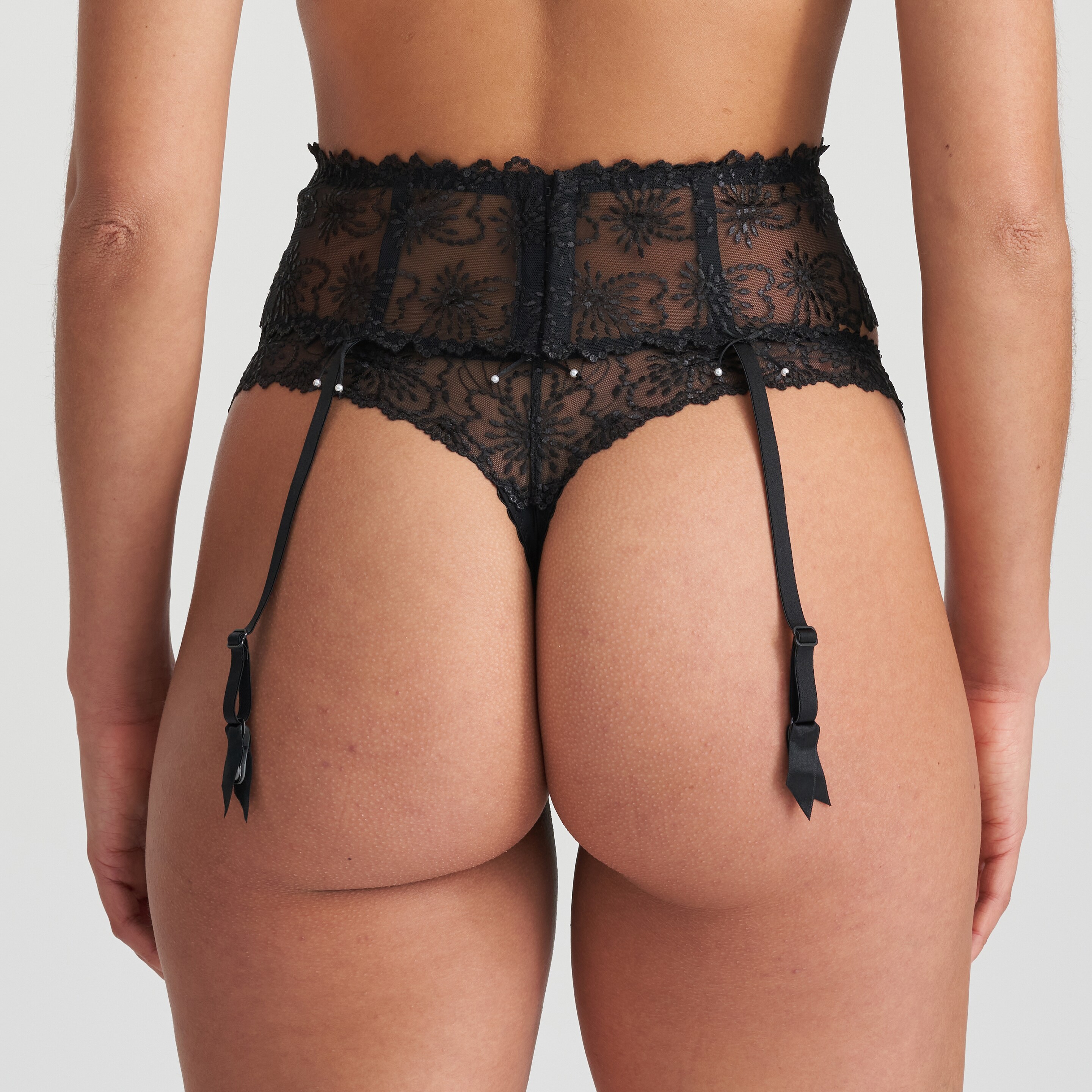 Jane Garter Belt Black