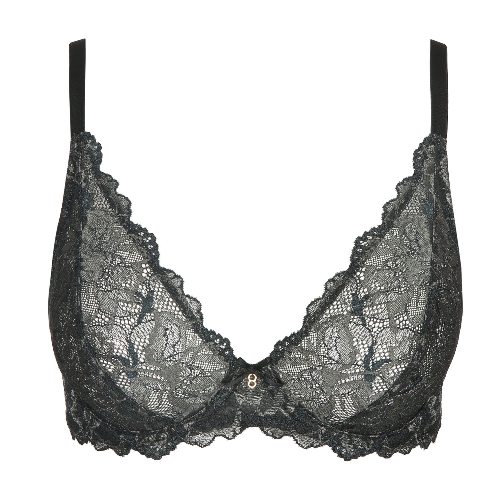 Manyla Bh Plunge Night Grey