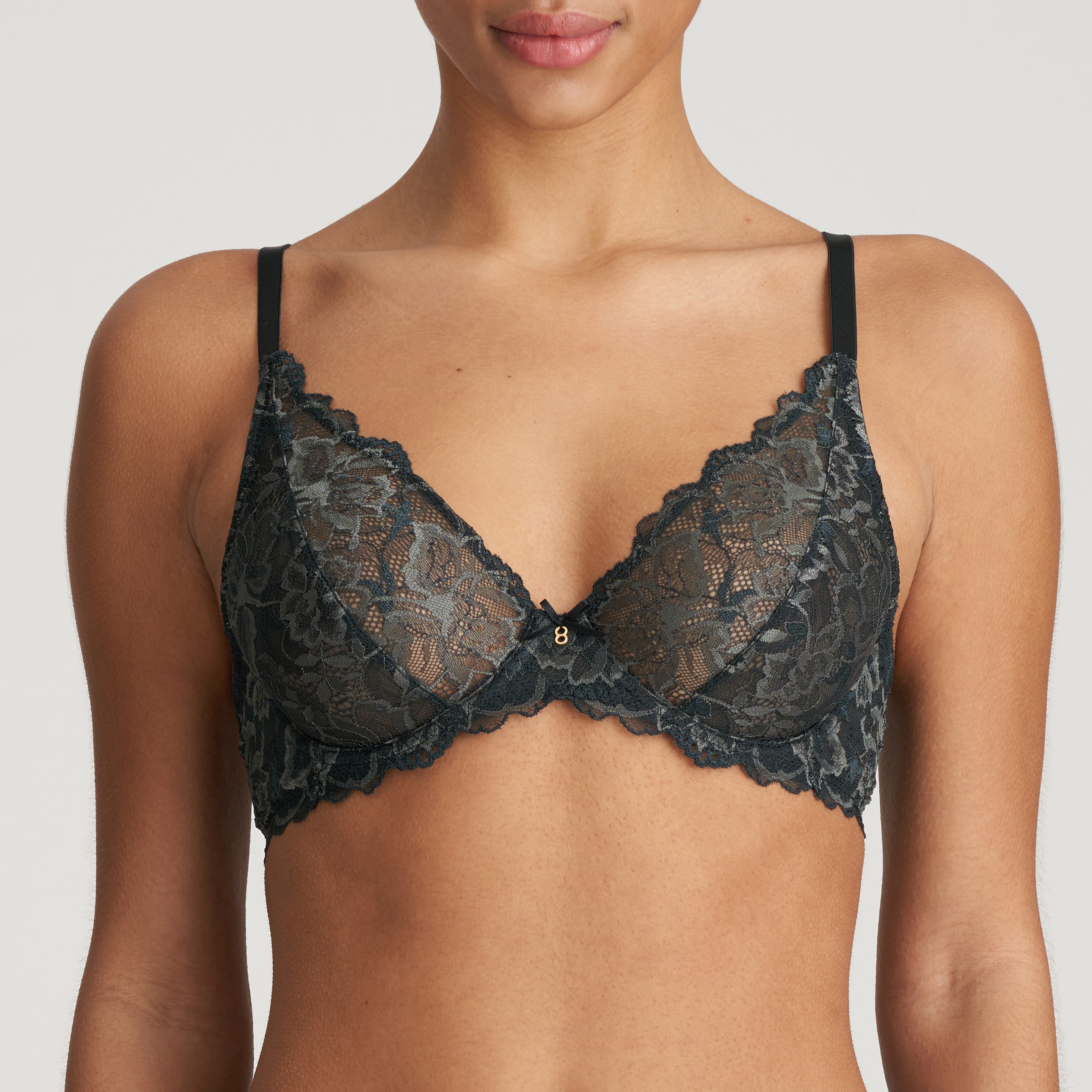 Manyla Bh Plunge Night Grey