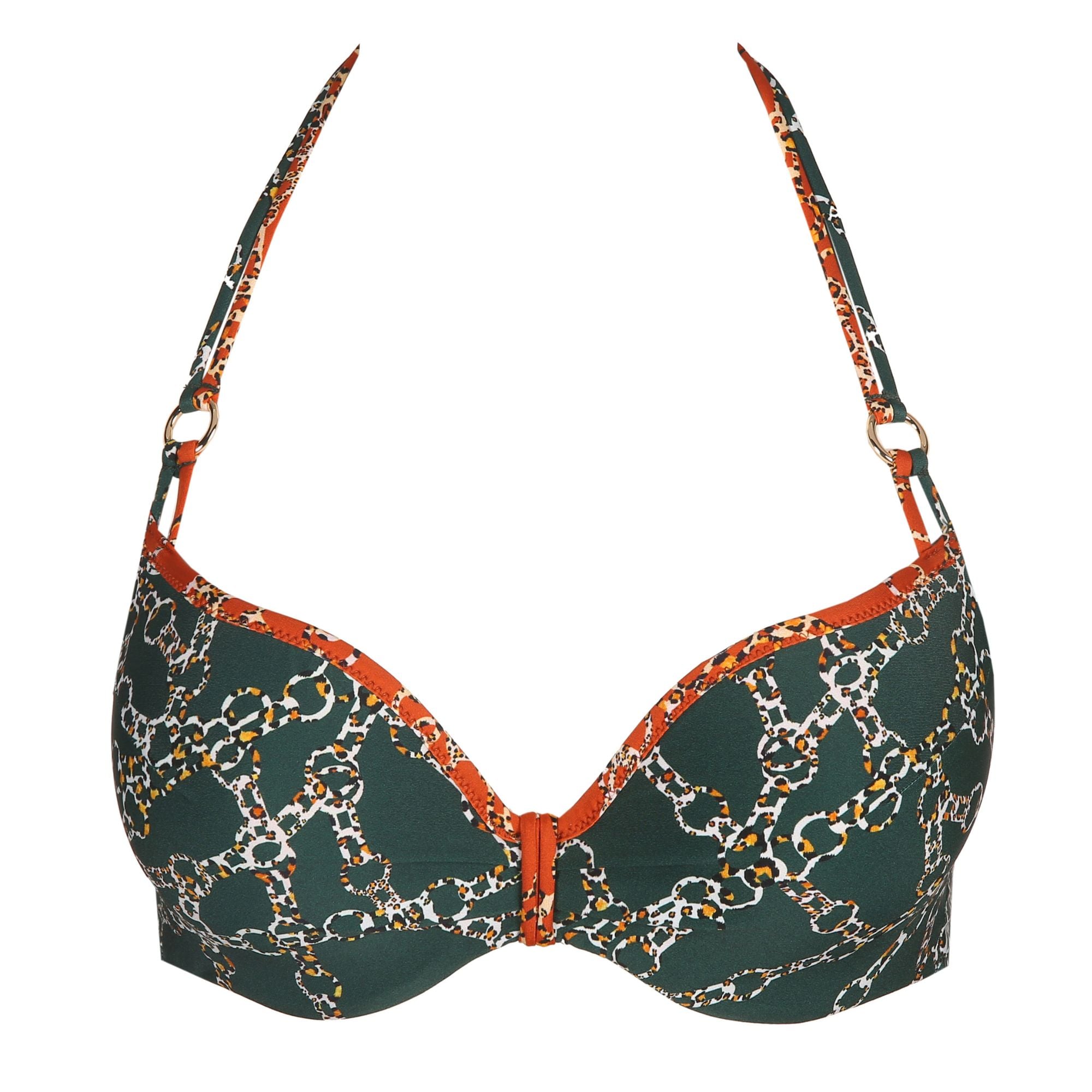 Tazar Bikini bh Hjärtformad Malachite