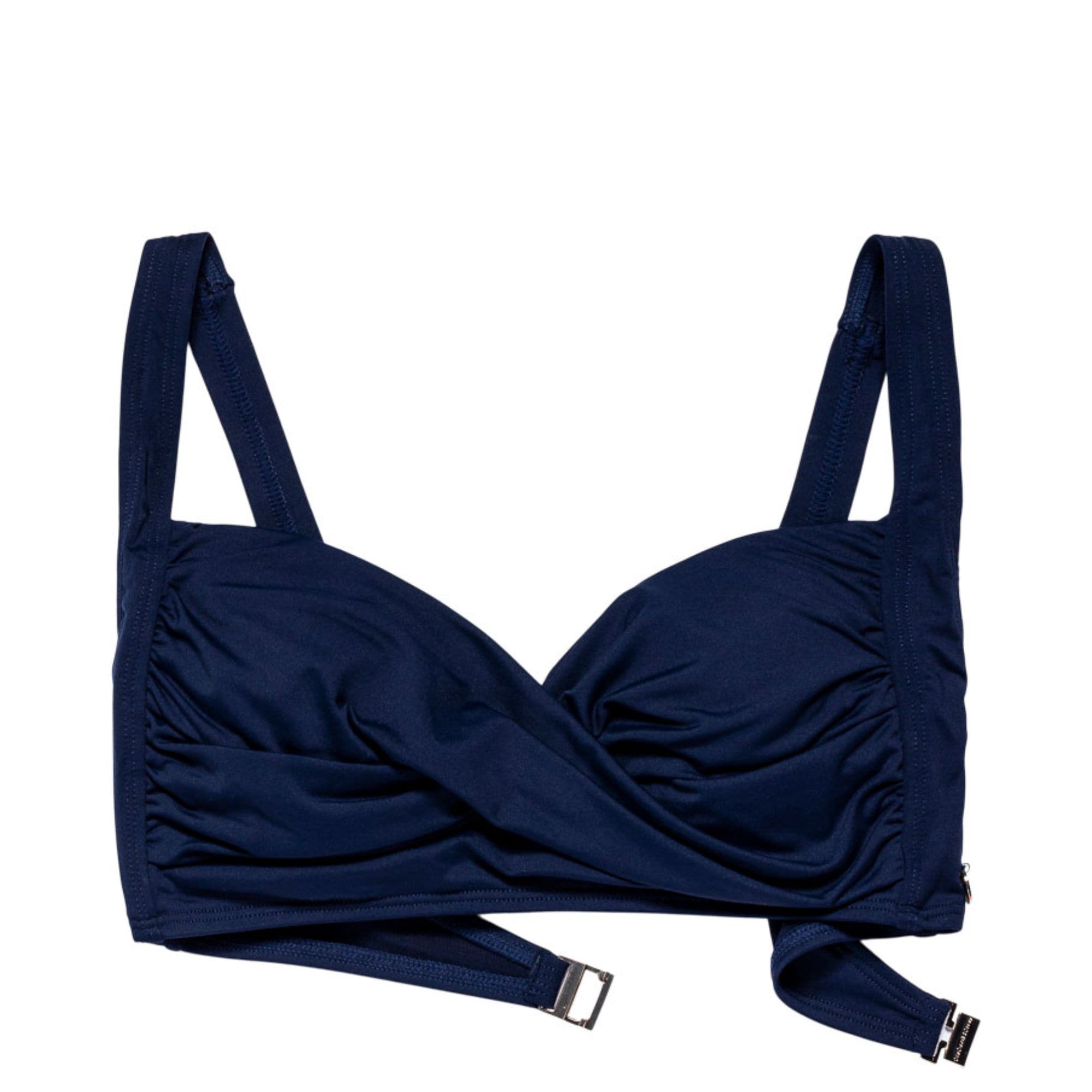 Medea bikinitopp med protesficka Navy