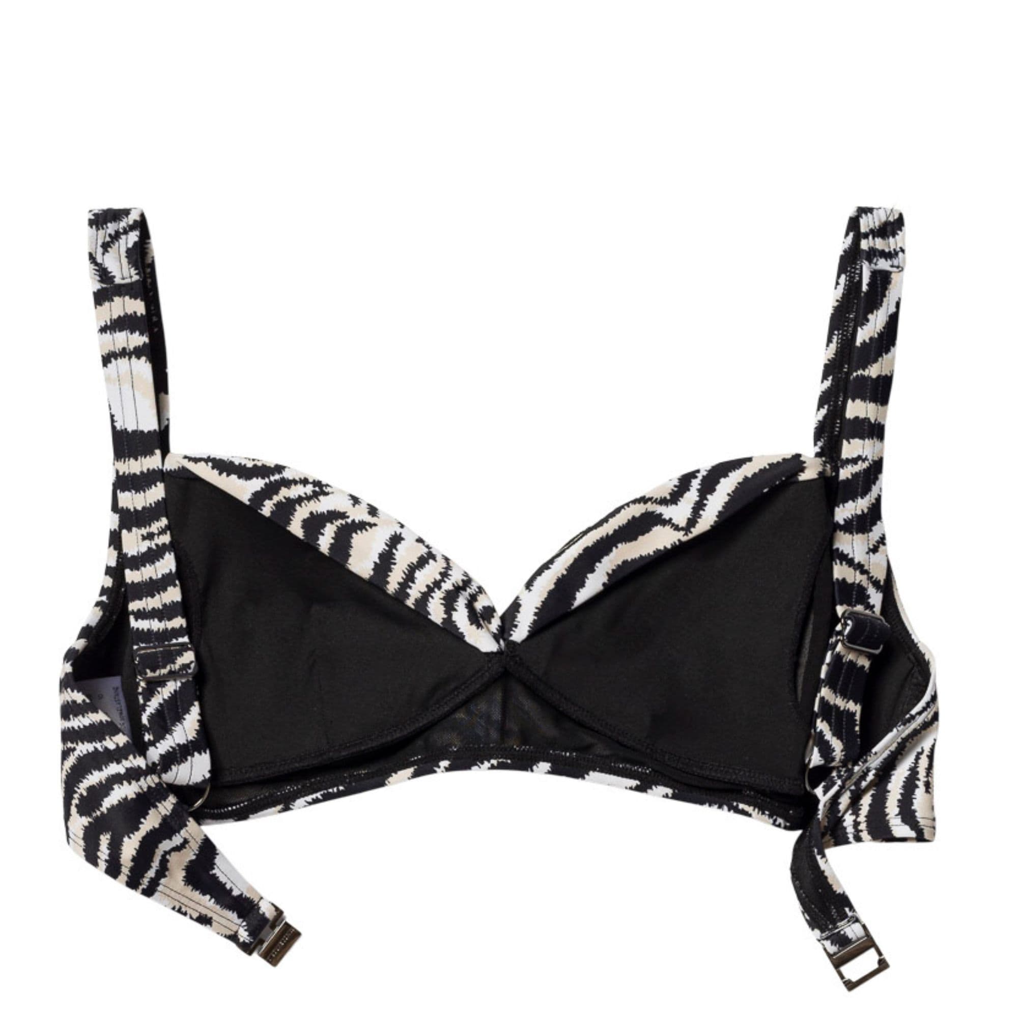 Medea bikinitopp med protesficka Zebra