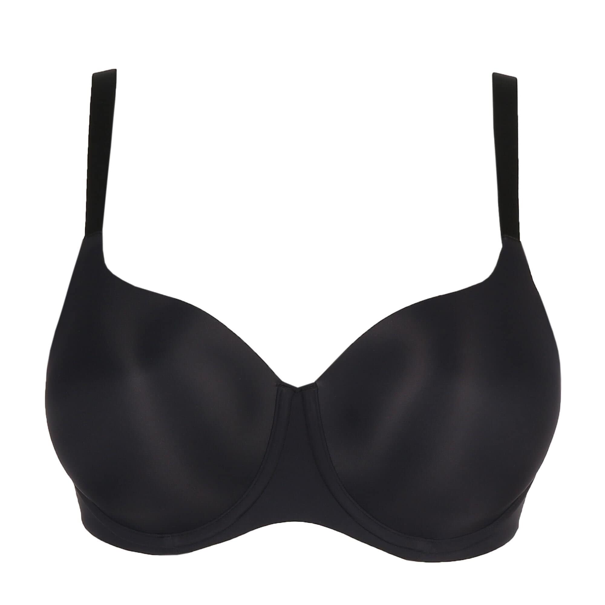 Figuras Padded Heart Shape Bra Charcoal